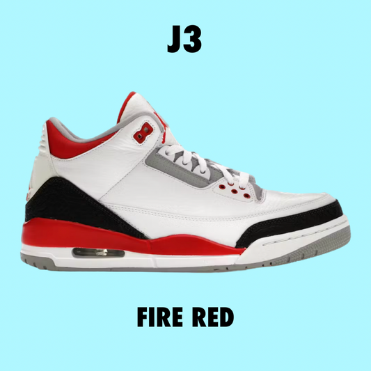 2013 Jordan 3 fire red