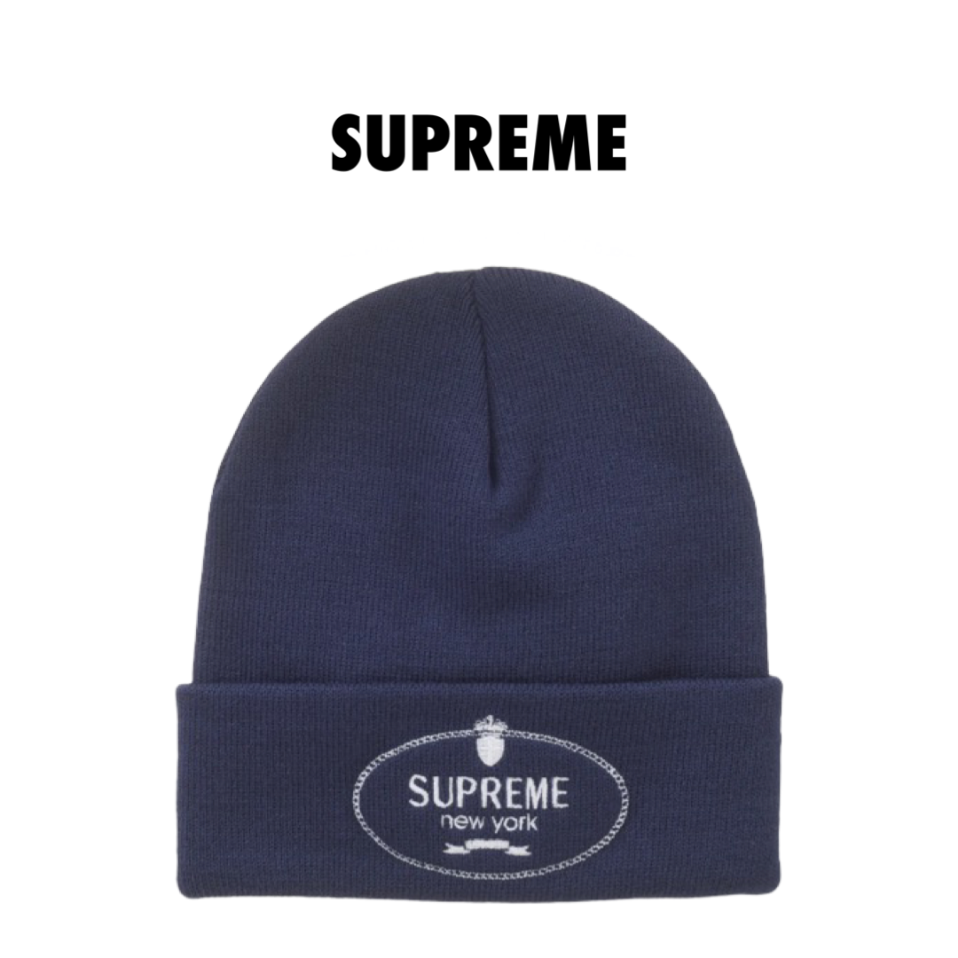 Supreme Crest Beanie Blue