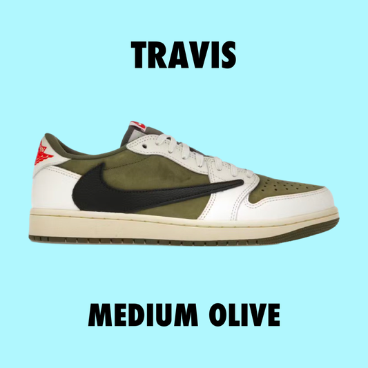 Jordan 1 Retro Low OG SP
Travis Scott Medium Olive