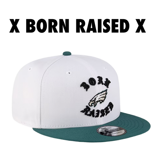 Born Raised Philadelphia Eagles NFL New Era SnapBack