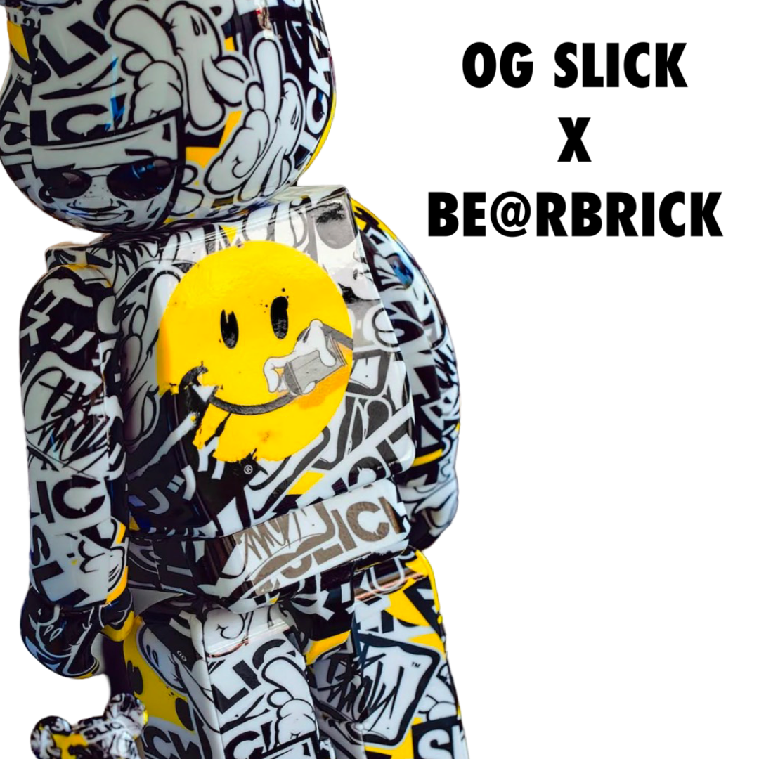 HAPPY OG SAN BEARBRICK SET BY OG SLICK (100% and 400%)