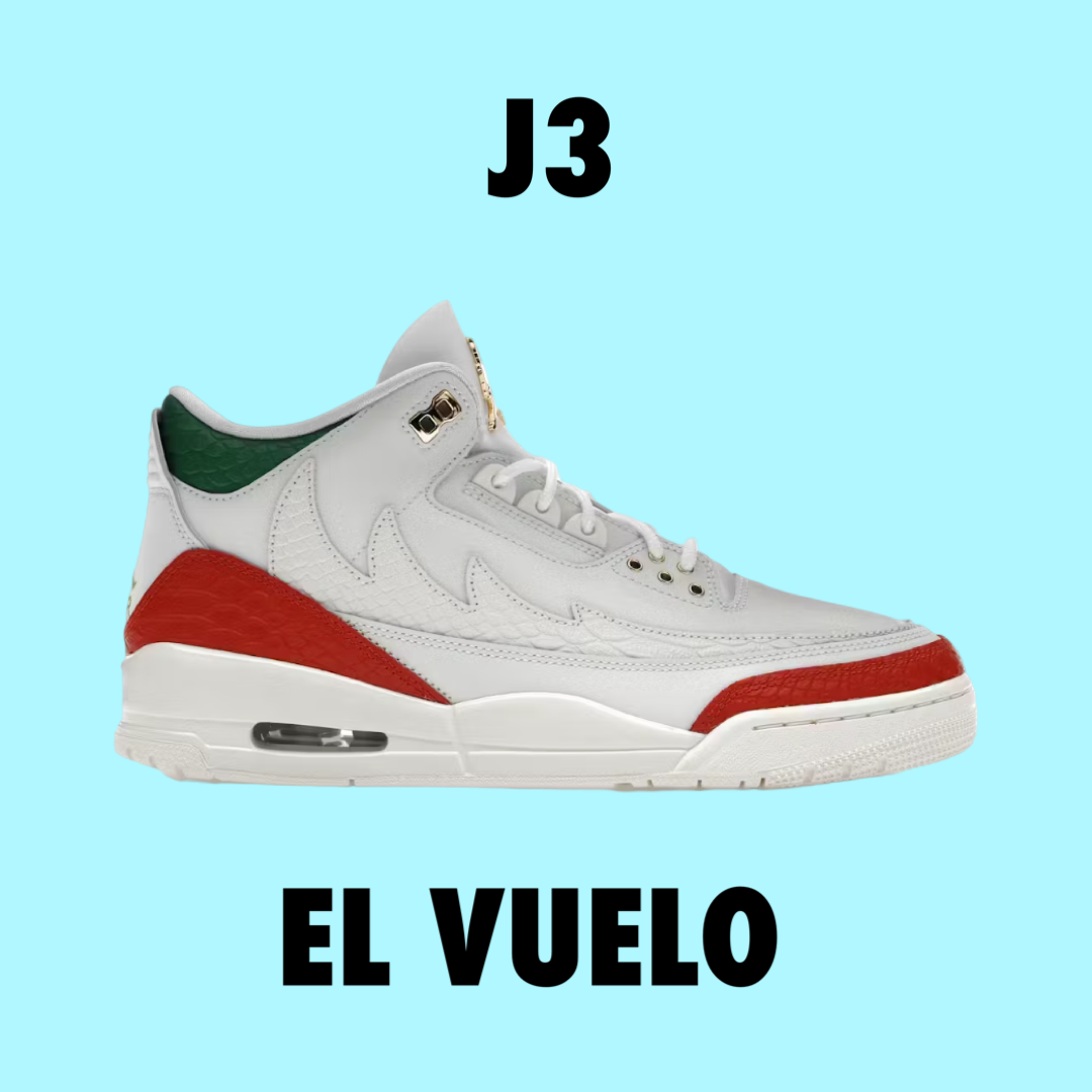 Jordan 3 Retro El Vuelo Summit White