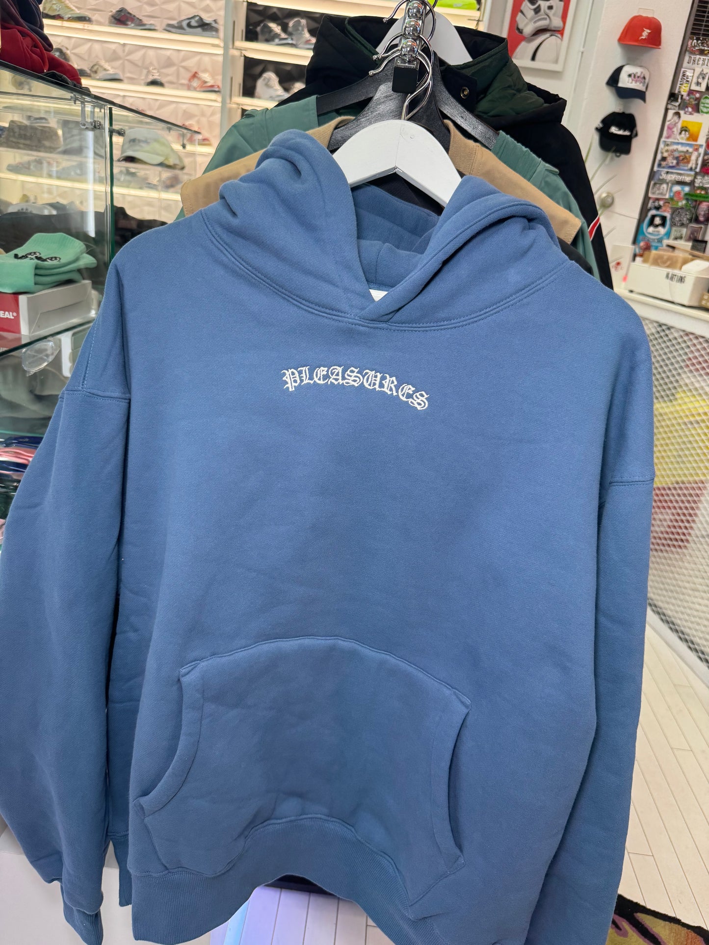 Pleasures Neural Hoodie Slate