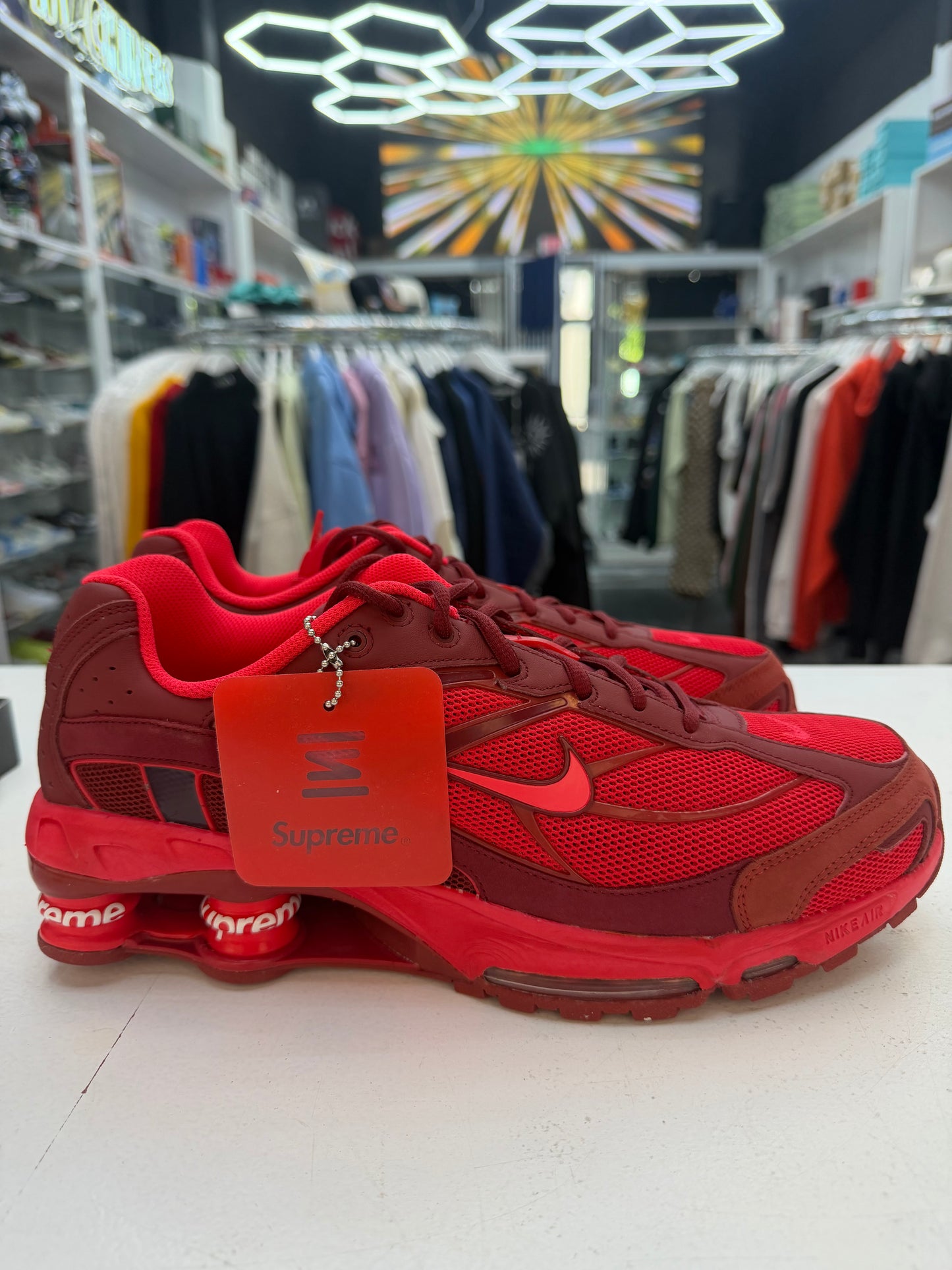 Nike x Supreme Shox red 2022