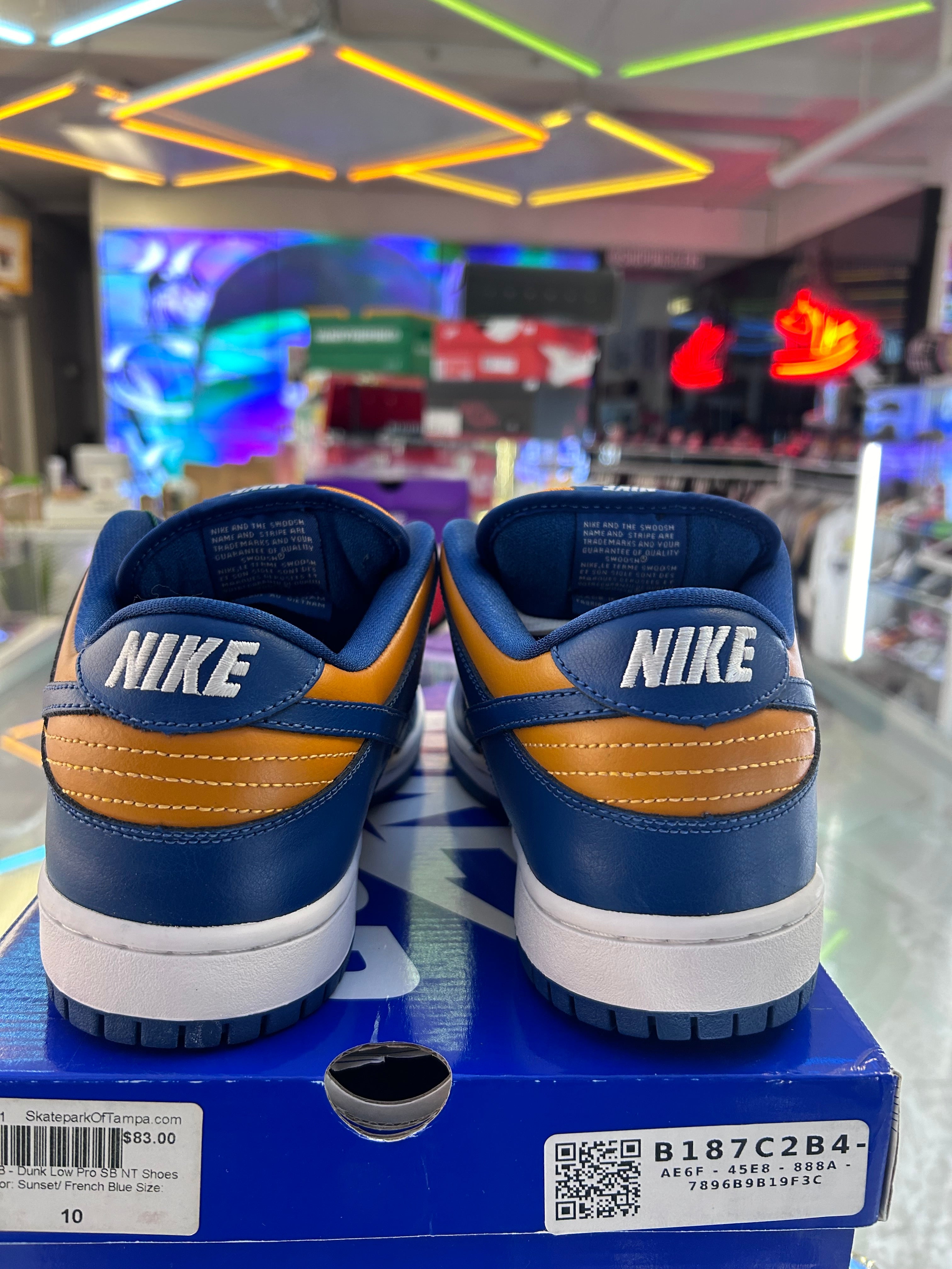 Nike sb dunk sunset french blue best sale