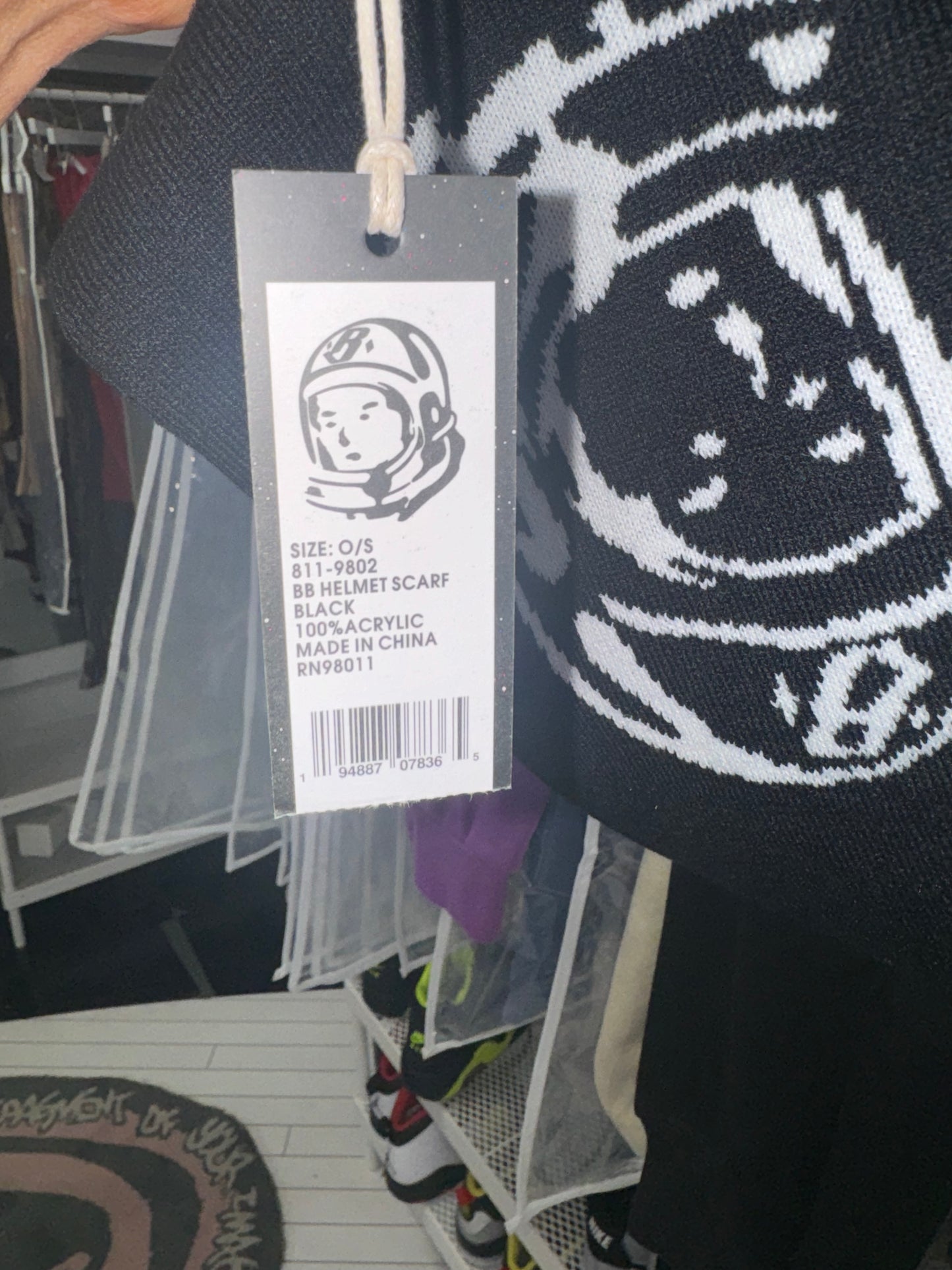 Billionaire Boys Club Scarf Helmet Black