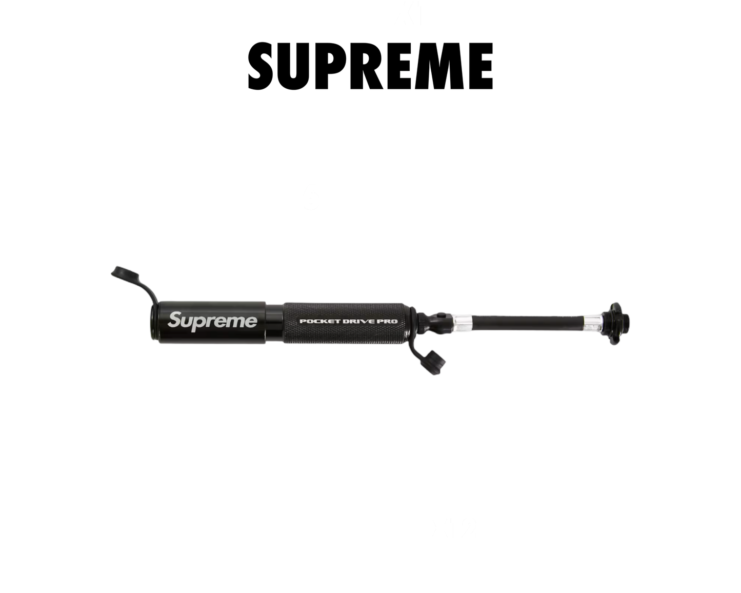 Supreme Lezyne Pocket Drive Pro Bike Pump black