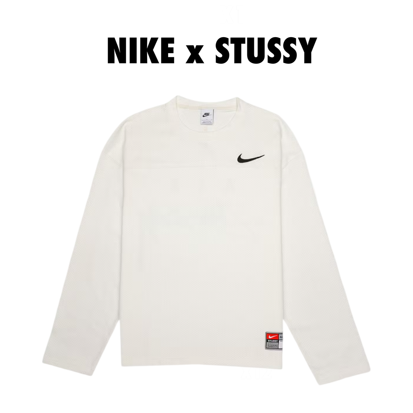 Stussy × Nike Dri-FIT Mesh Jersey sail