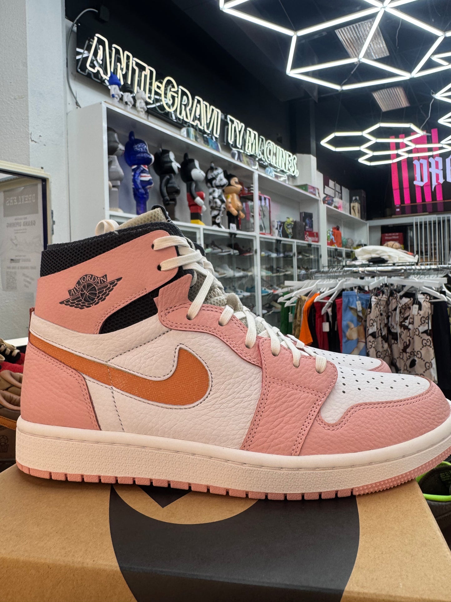 Jordan 1 High Zoom Air CMFT Pink Glaze Cactus Flower (Women's)