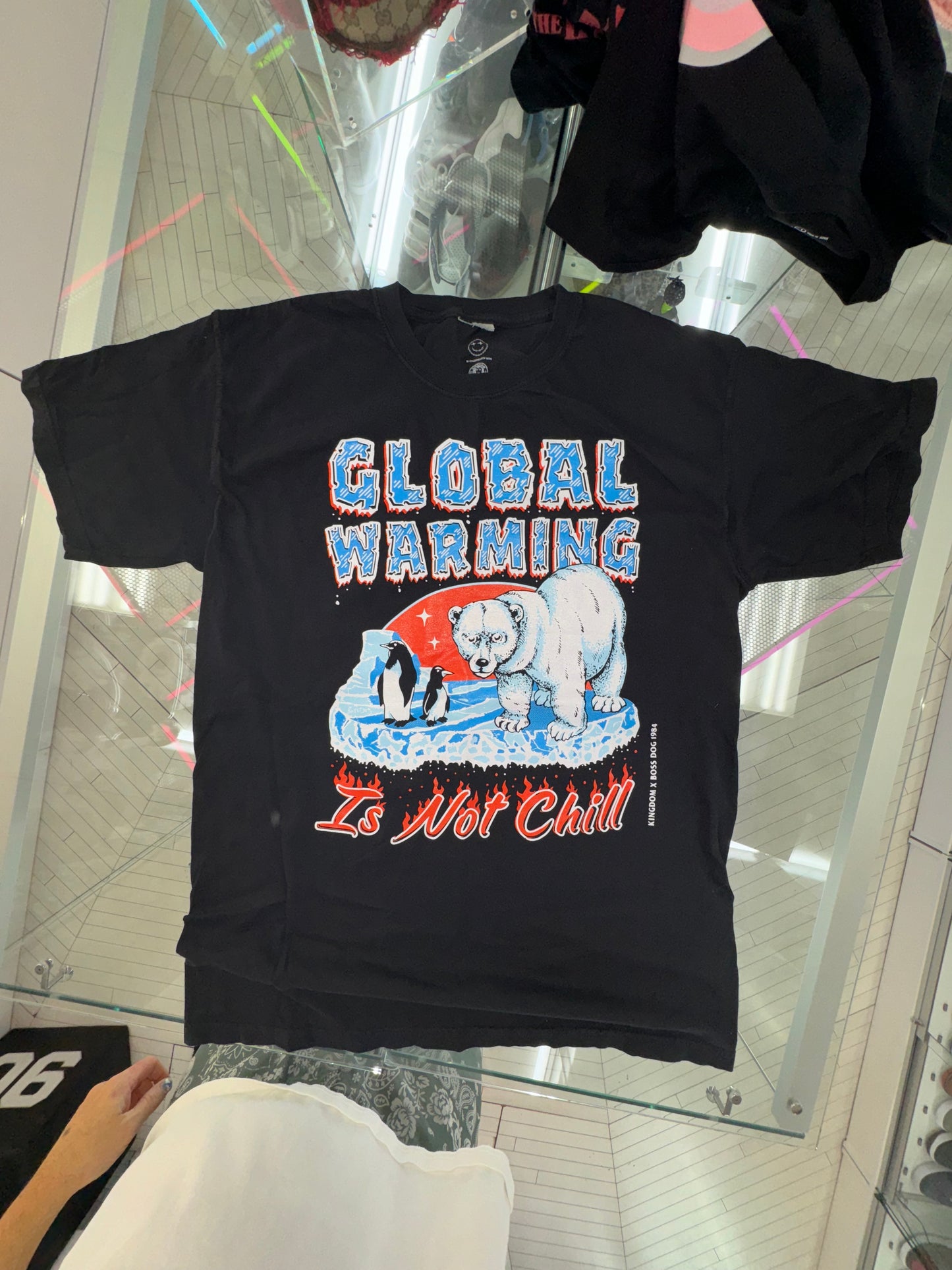 Global Warming “its not chill” tee by Kingdom Black