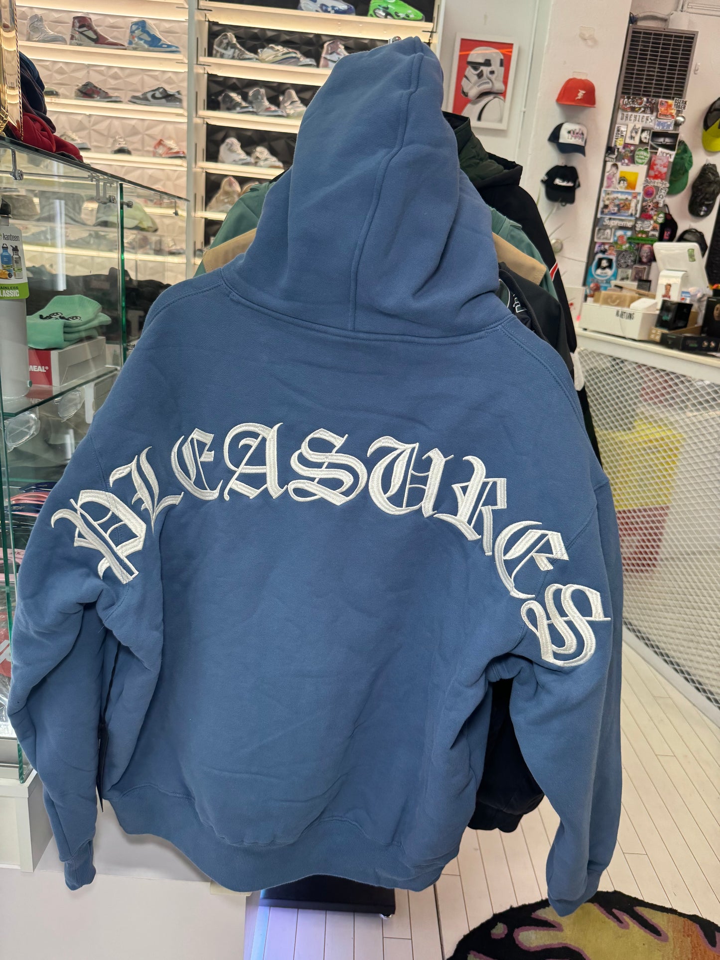 Pleasures Neural Hoodie Slate