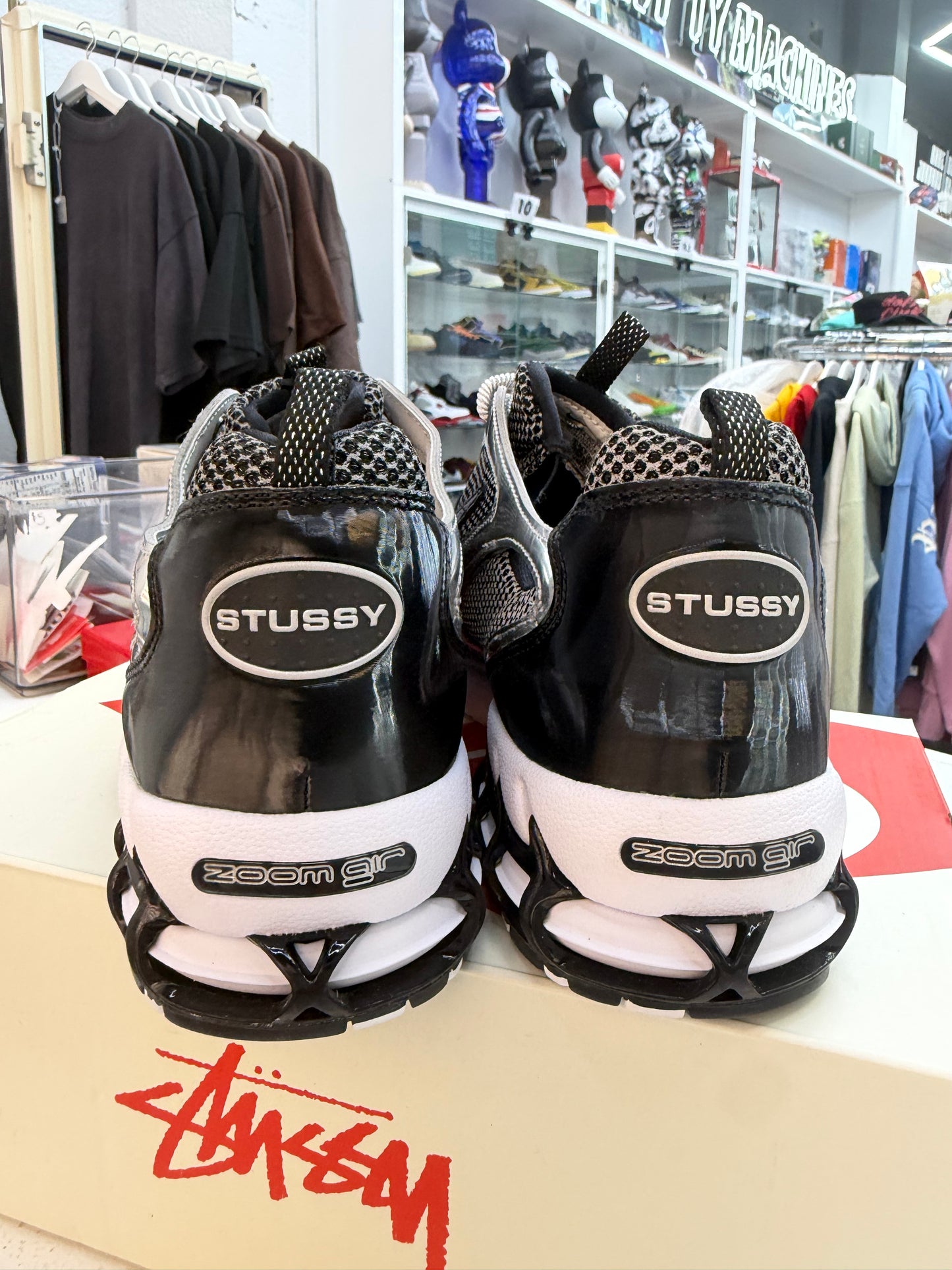 Nike Air Zoom Spiridon Cage 2 Stussy Pure Platinum