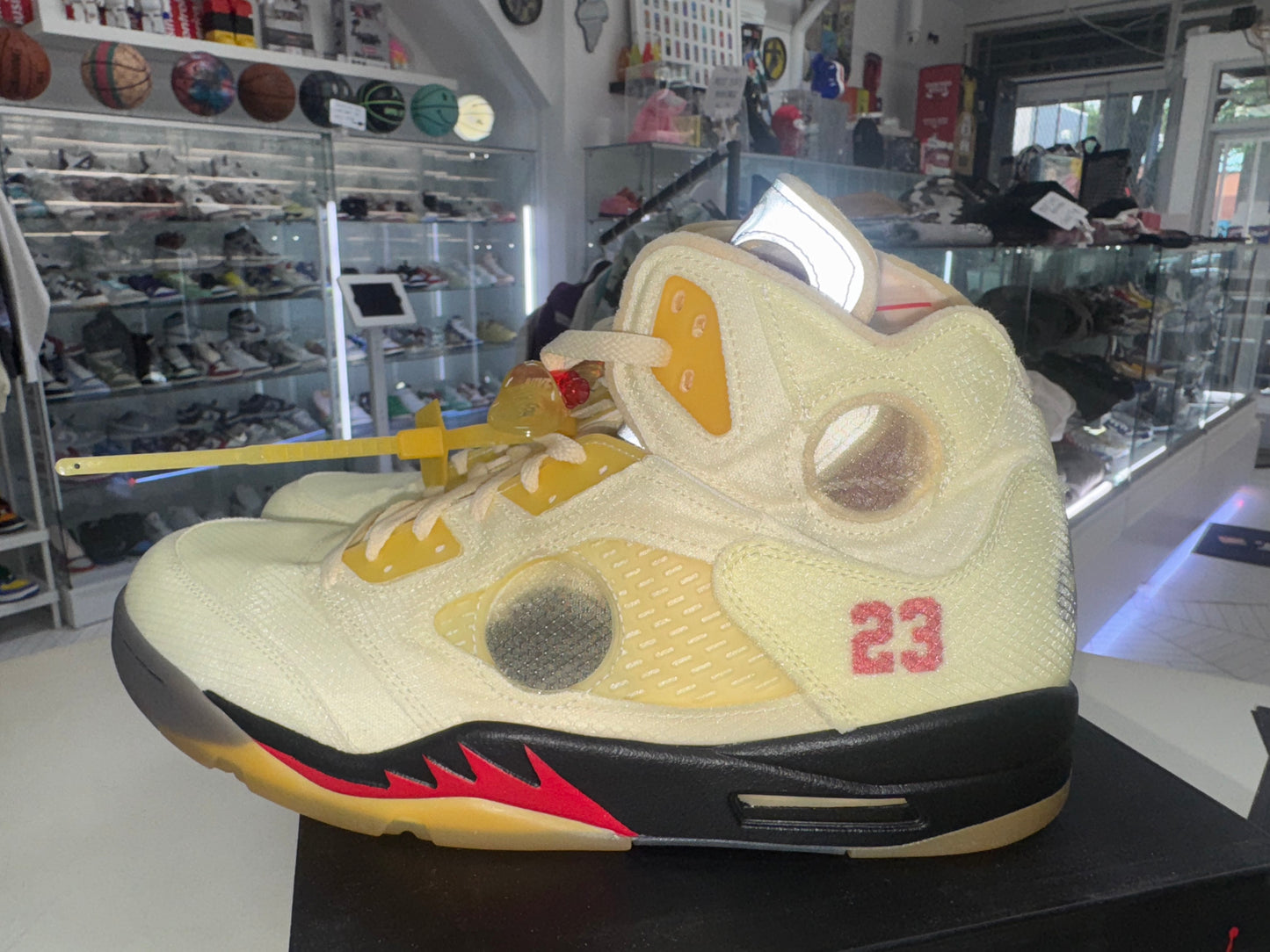 Jordan 5 OFF-WHITE Sail 2020