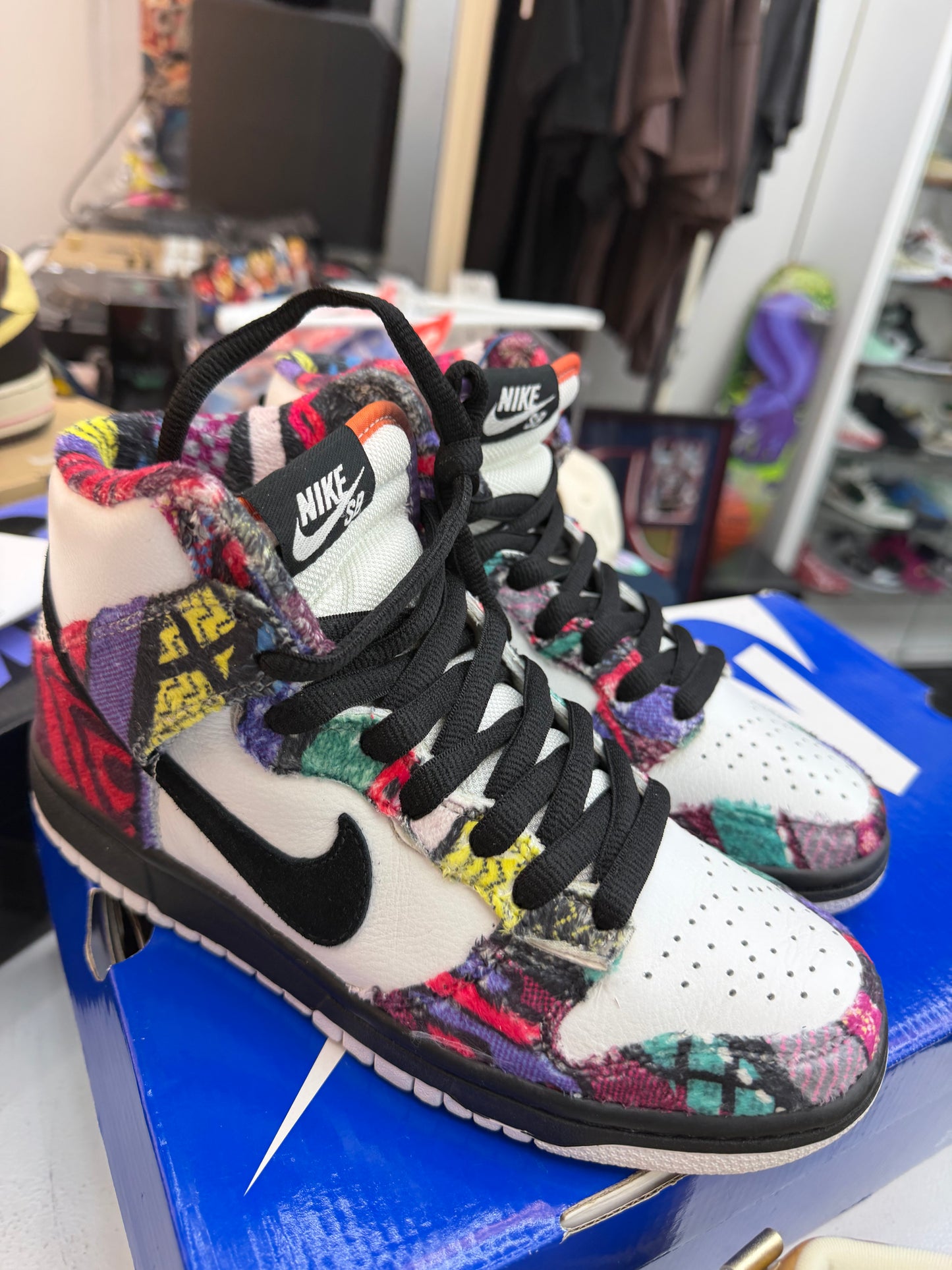 Nike SB Dunk High Premium Huxtable Rainbow