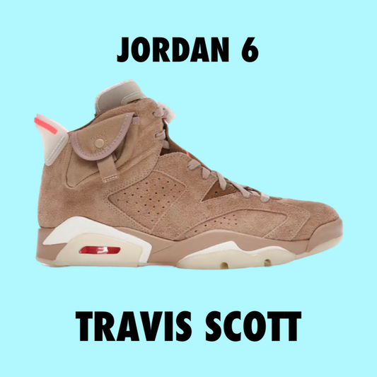 Jordan 6 Retro
Travis Scott British Khaki