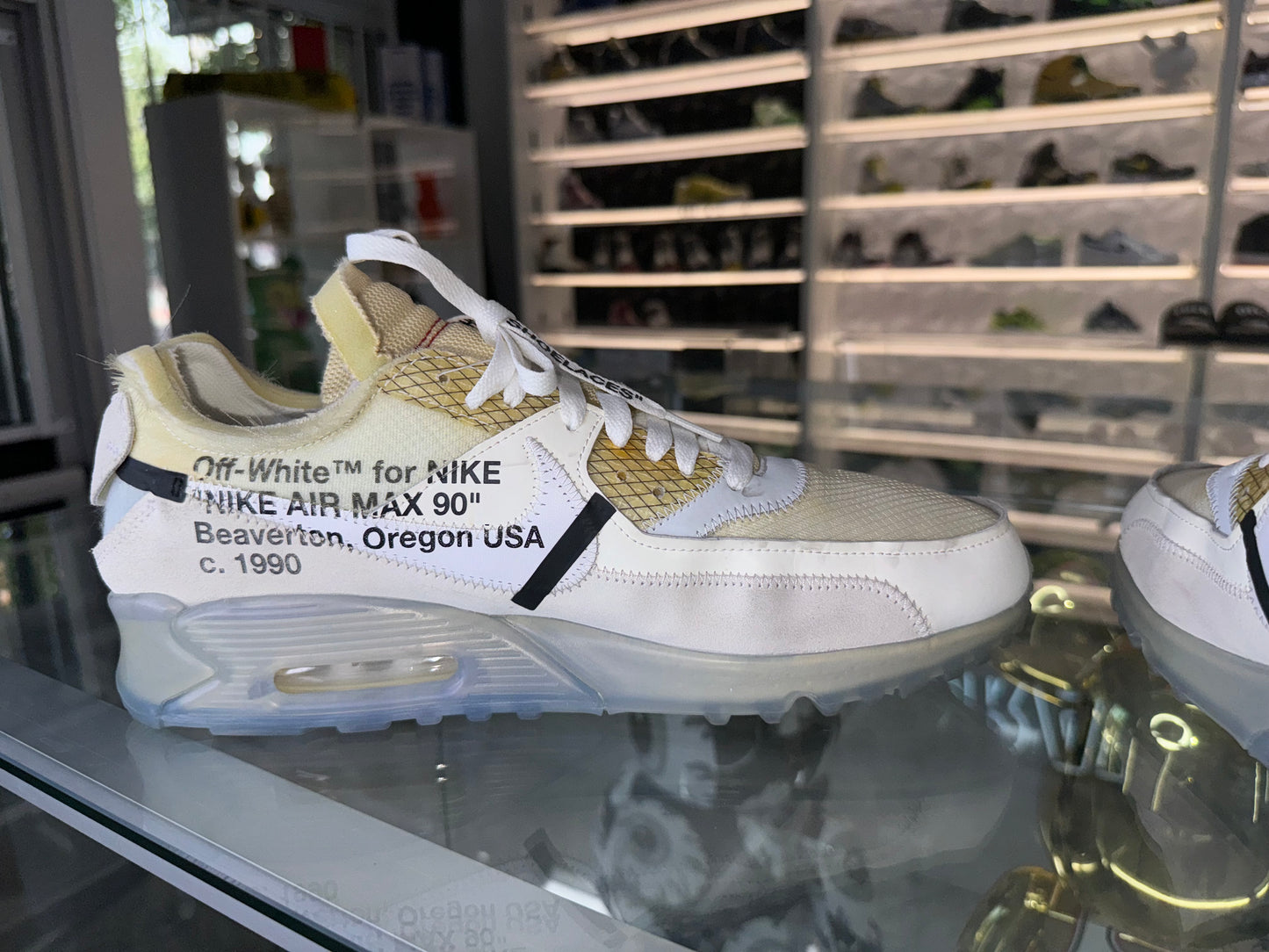 RICK ROSS | NIKE AIR MAX 90 Personal “OFF-WHITE" SNEAKERS