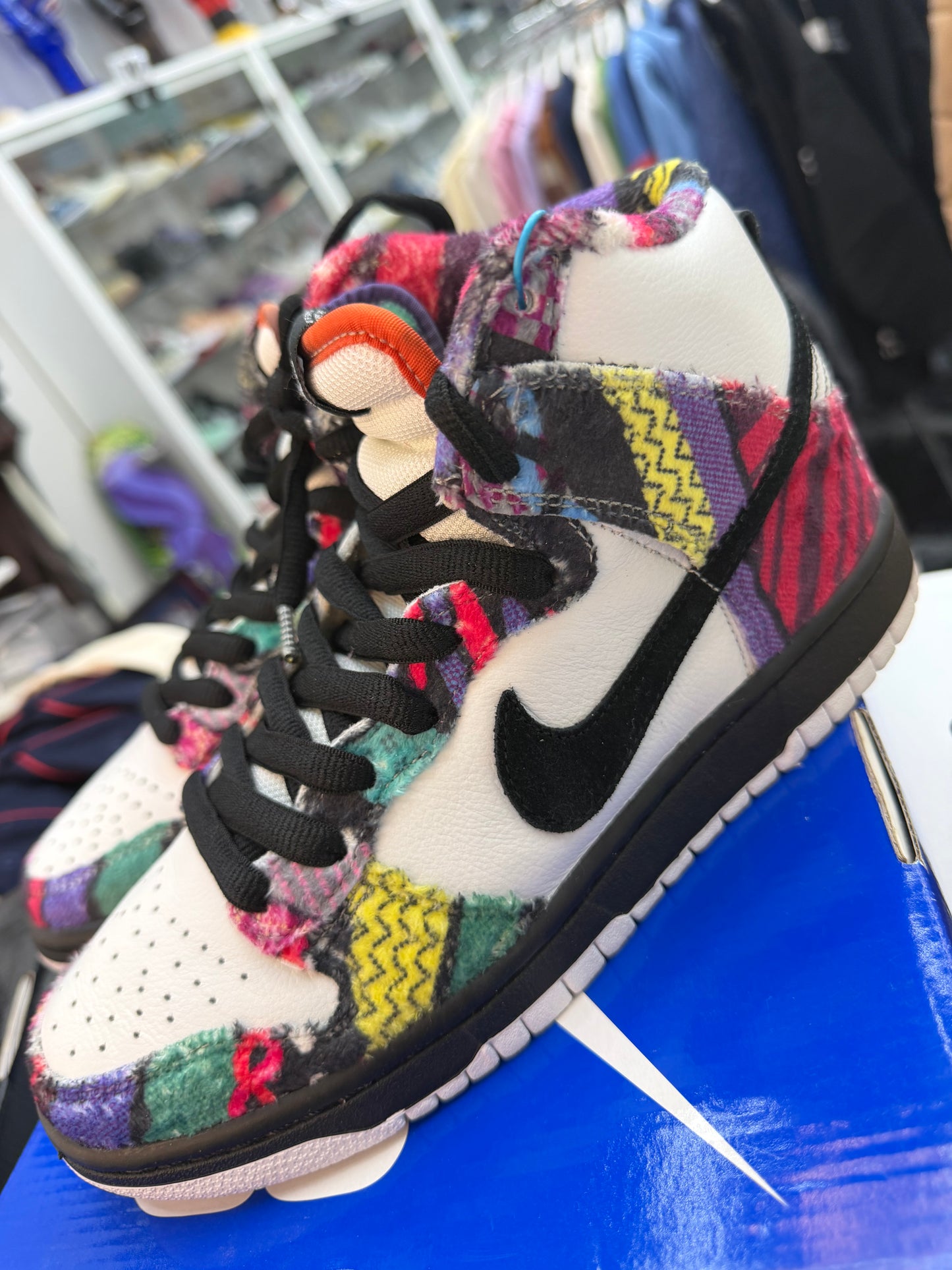 Nike SB Dunk High Premium Huxtable Rainbow