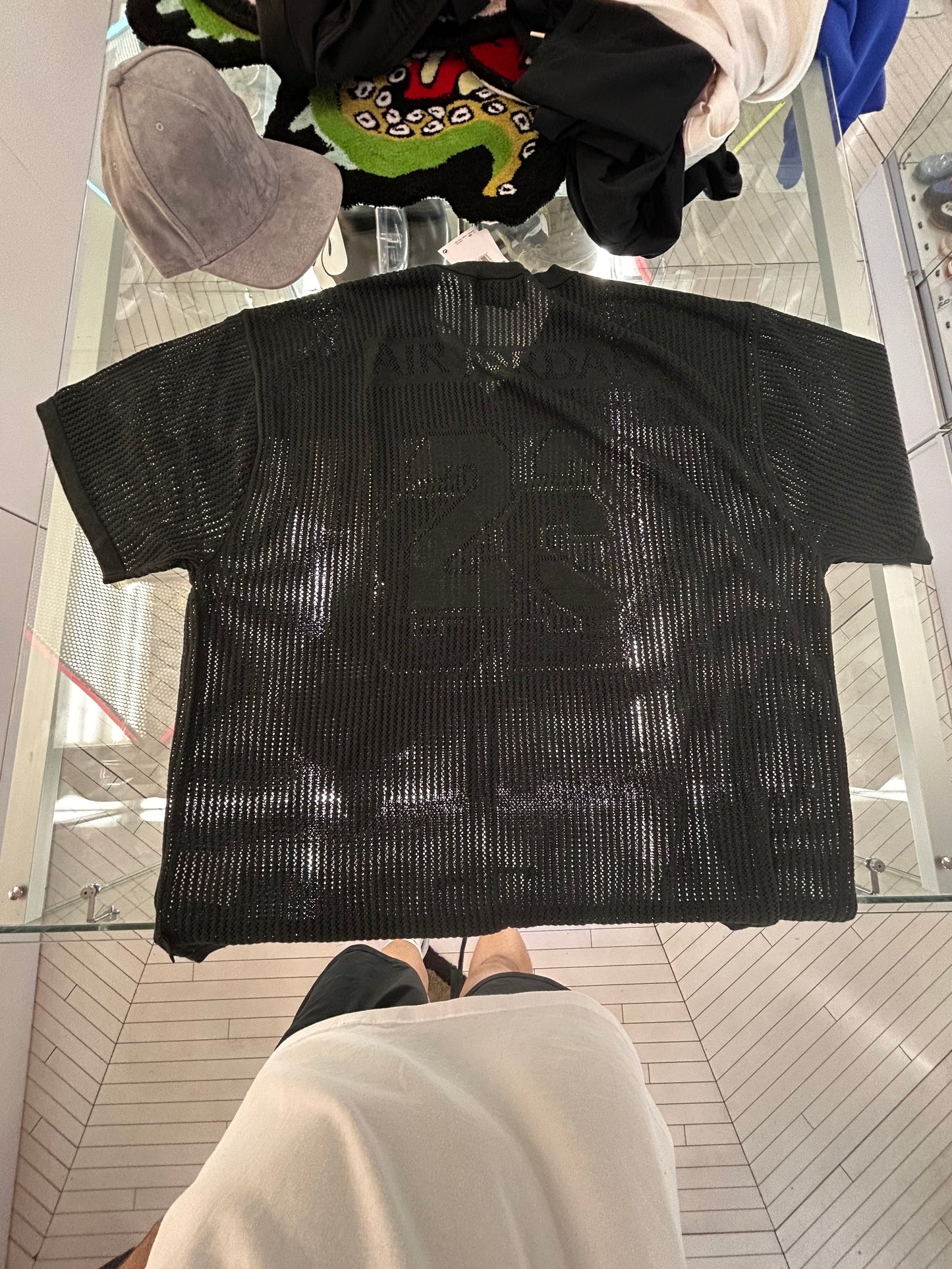 Jordan Sample 2025 Unreleased knit football jersey black