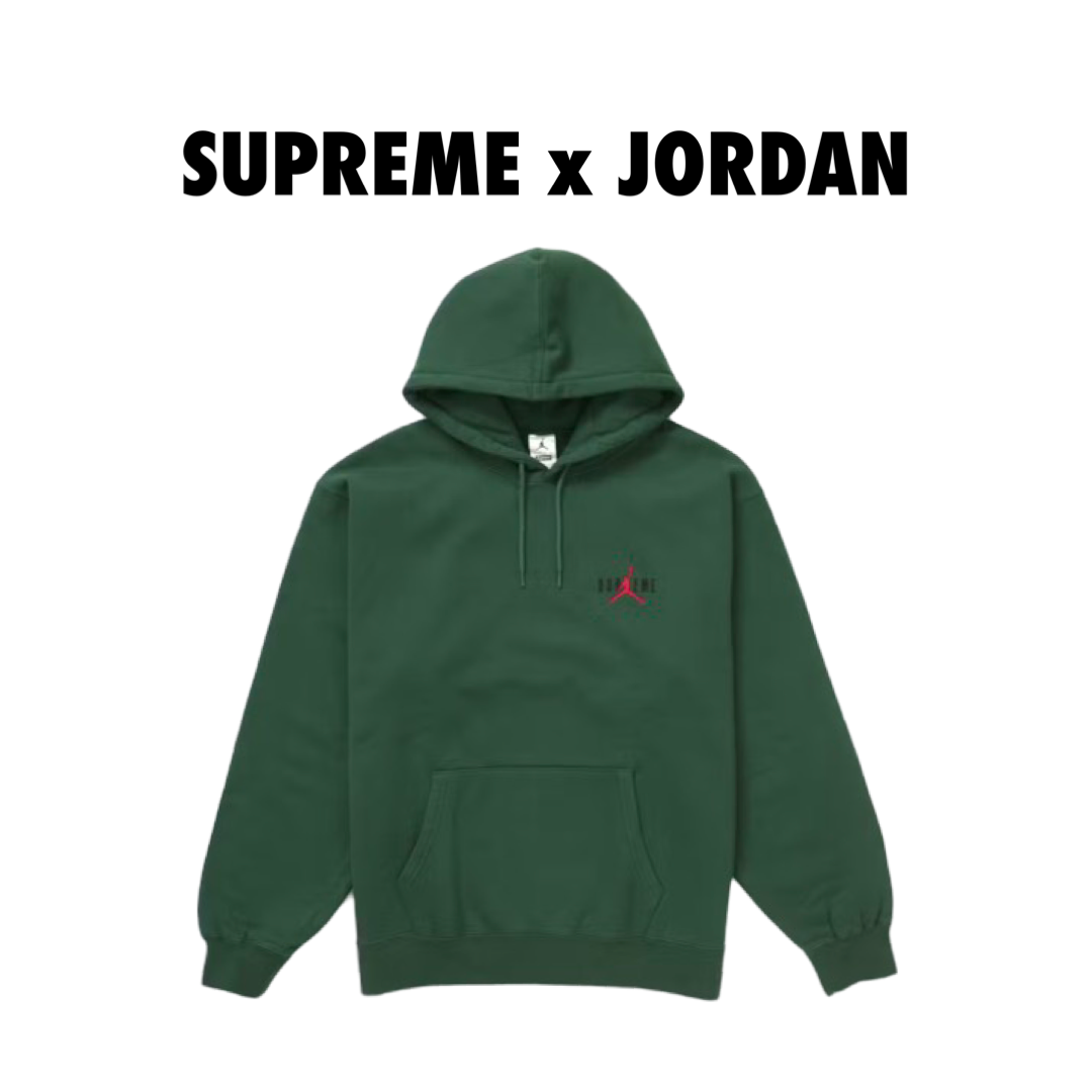 Supreme Jordan Hooded Sweatshirt (FW24) Green