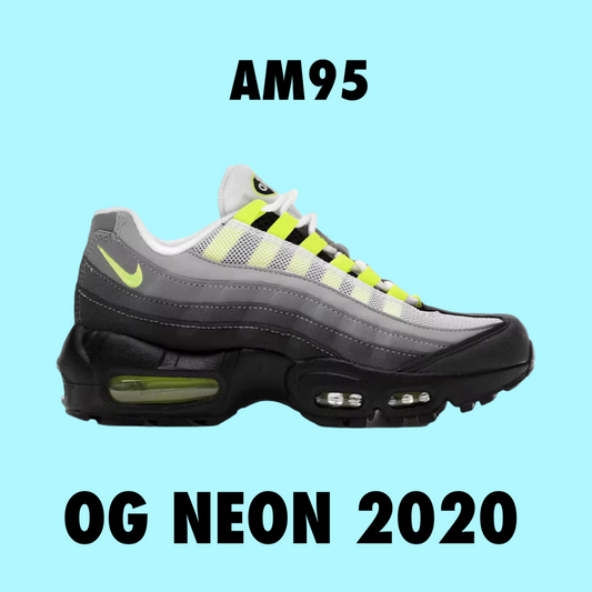 Nike Air Max 95 OG Neon 2020 Black Neon Yellow 6y