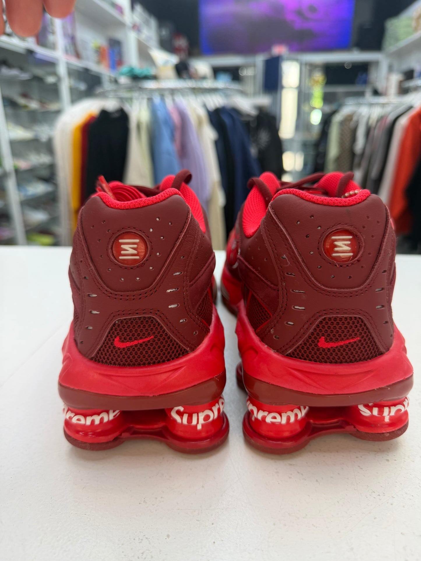 Nike x Supreme Shox red 2022