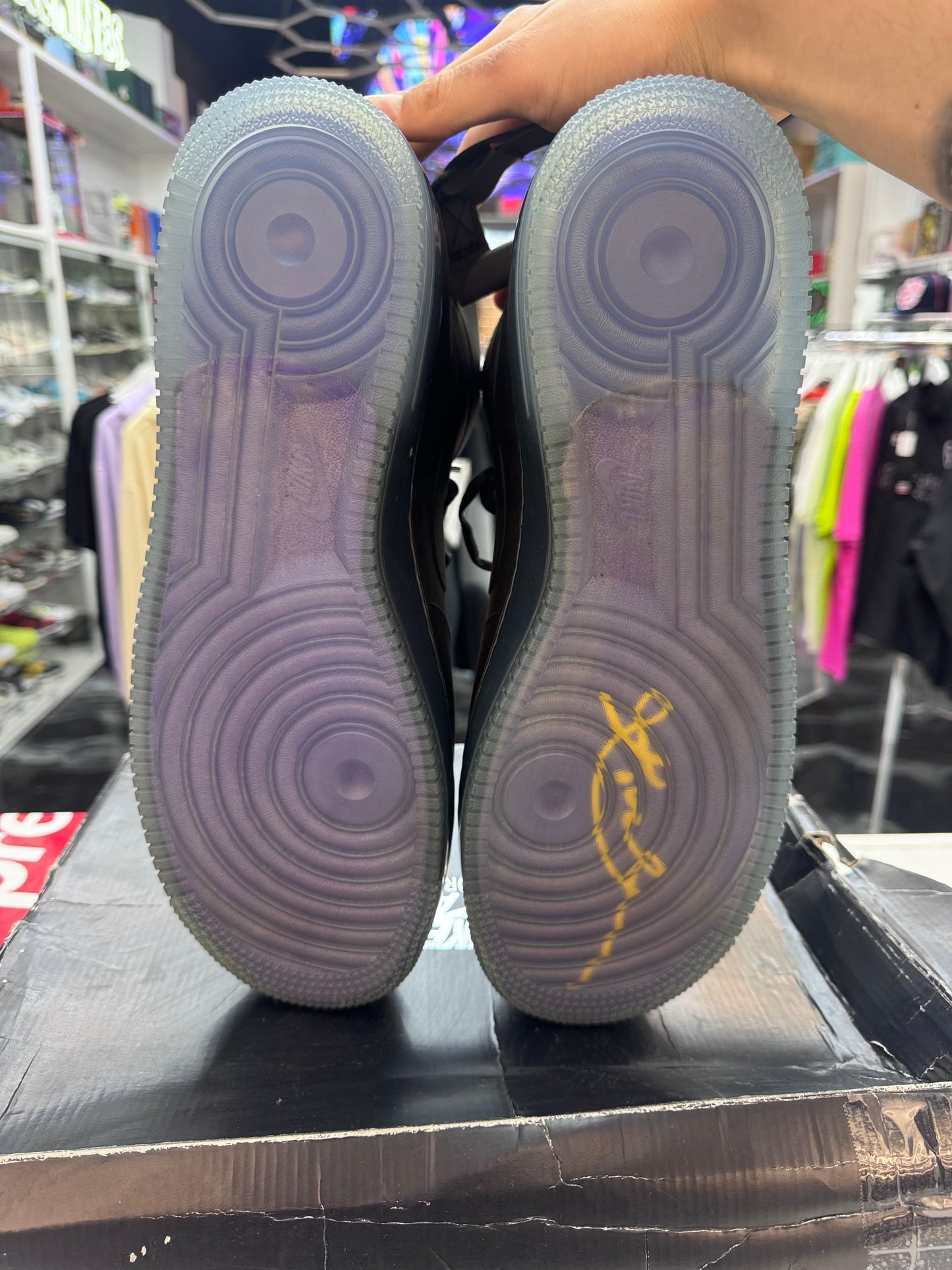 Nike Air Force 1 High Foamposite Eggplant Kobe 2011
