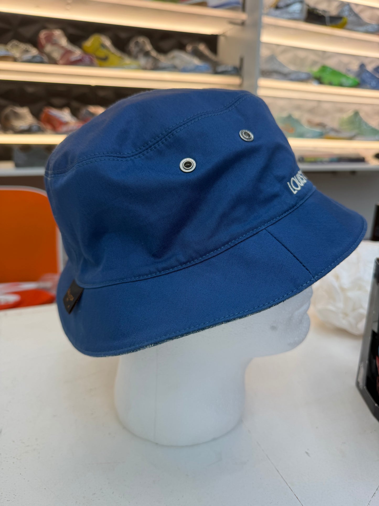 Louis Vuitton Denim Monogram Reversible Bucket Hat – Size 62xm