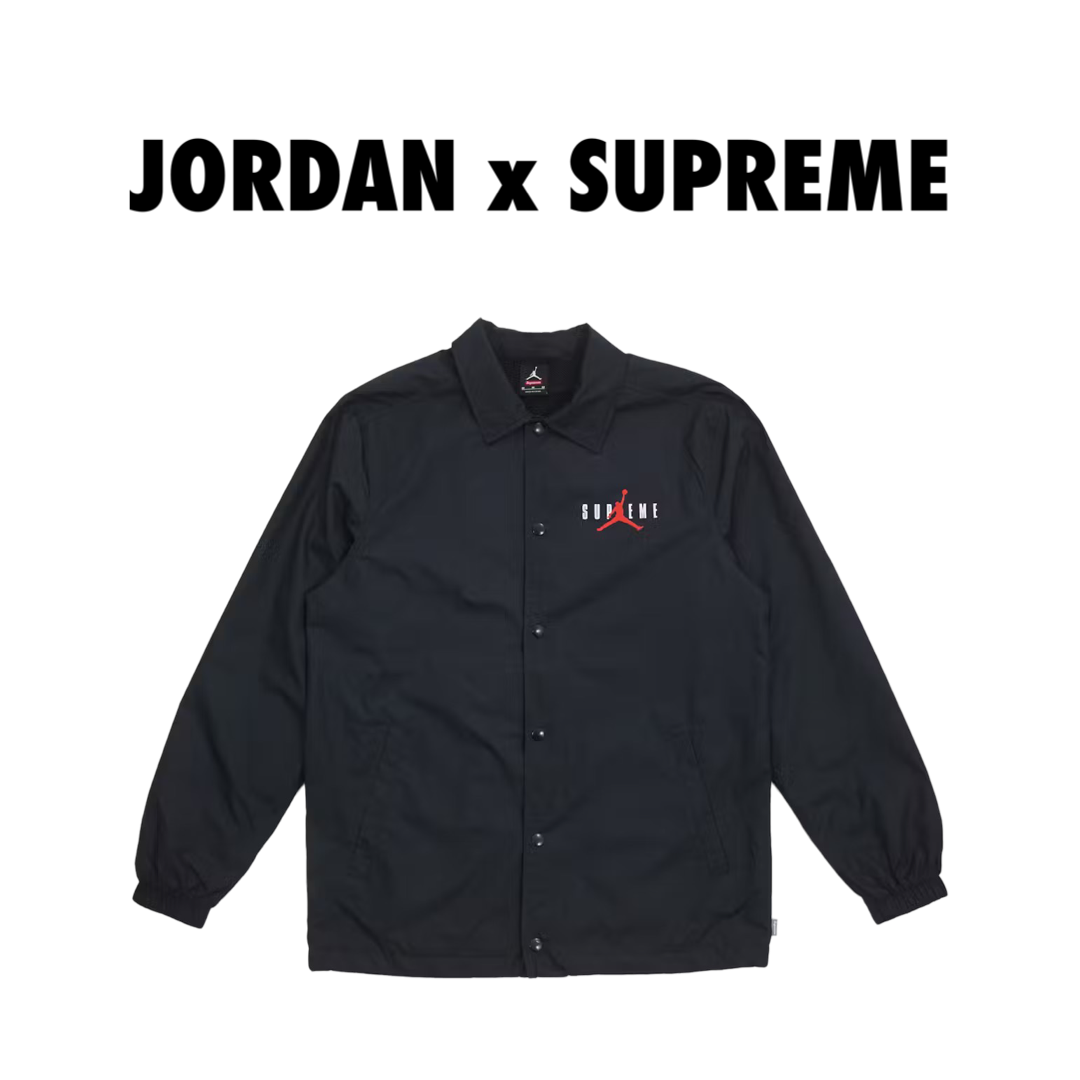 Supreme Jordan Coaches Jacket
Black