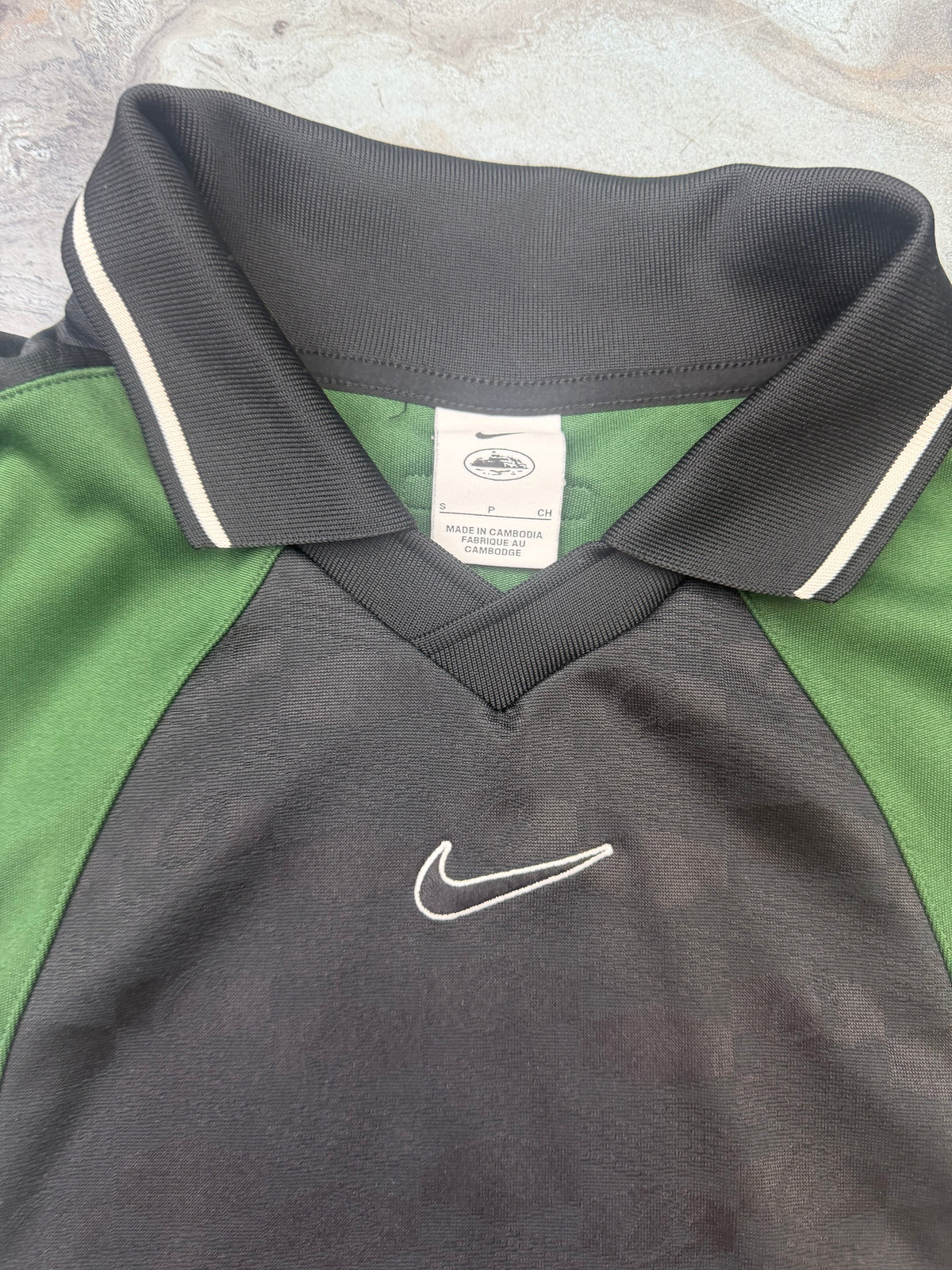 2024 Men Corteiz x Nike NRG Jersey Black Forest Green