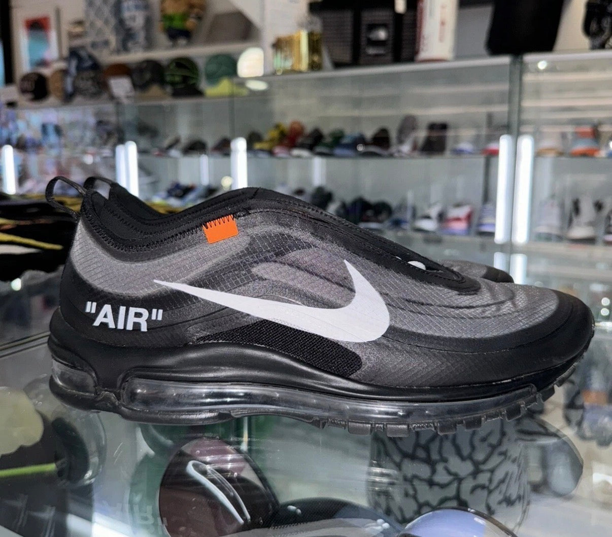 Nike Air Max 97 OFF-WHITE Black 2018 worn