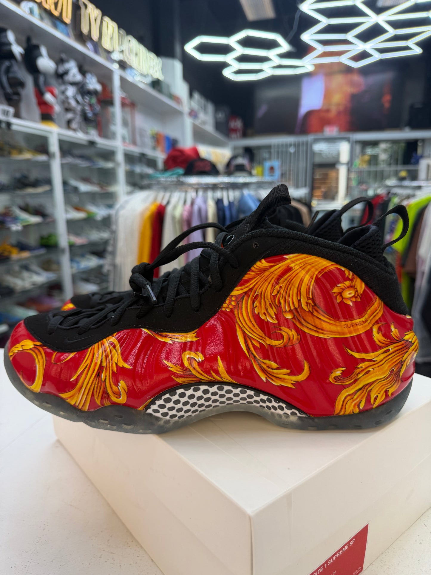 Nike Air Foamposite One Supreme Red 2014