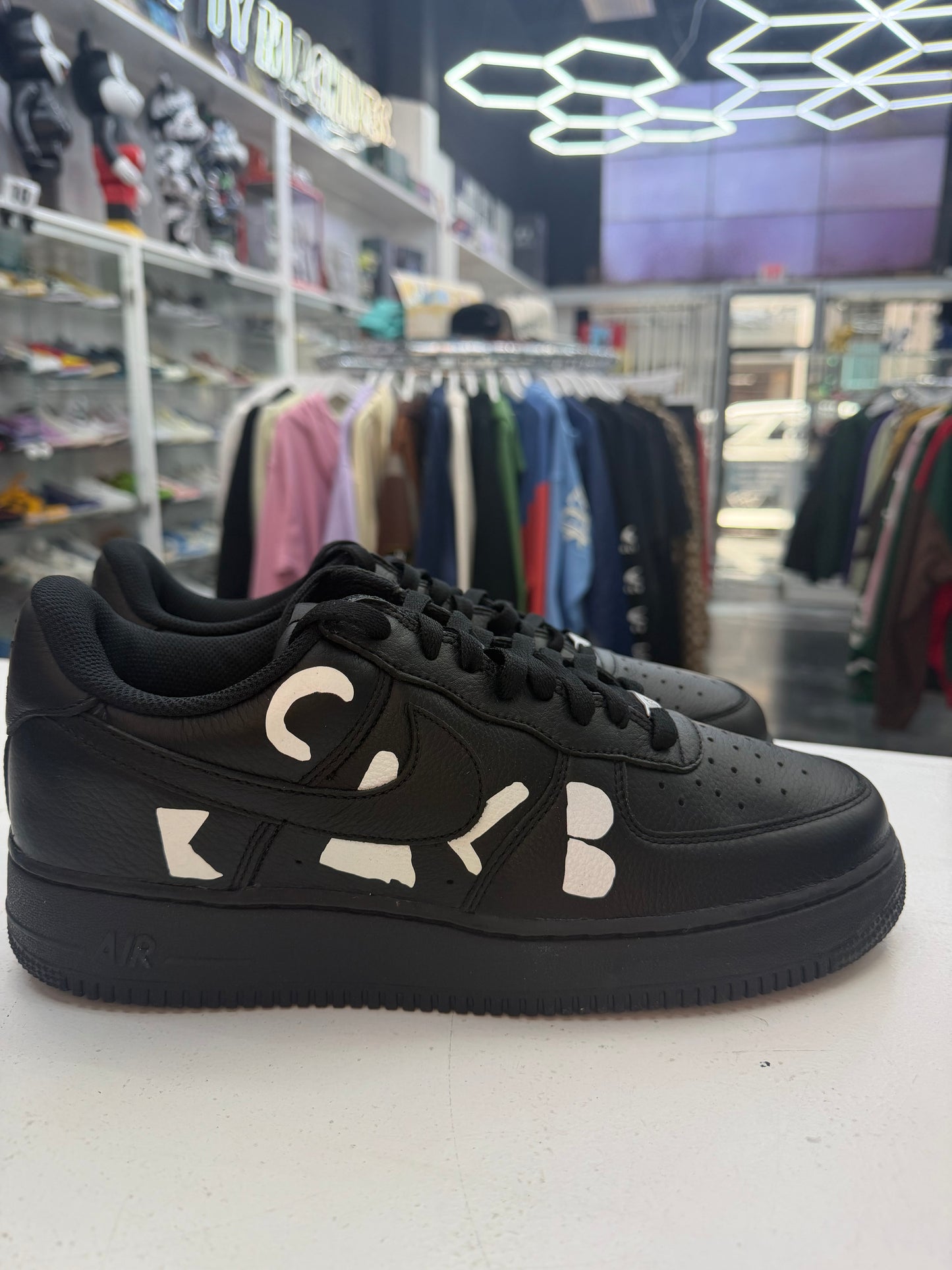 Nike Air Force 1 Low Retro SP BLACK Comme des Garçons Black