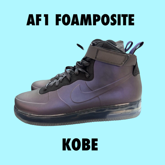 Nike Air Force 1 High Foamposite Eggplant Kobe 2011
