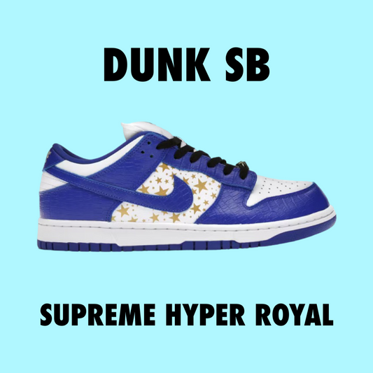 Nike SB Dunk Low
Supreme Stars Hyper Royal (2021)