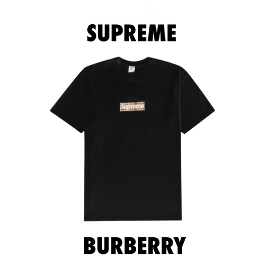 Supreme Burberry Box Logo Tee 2022