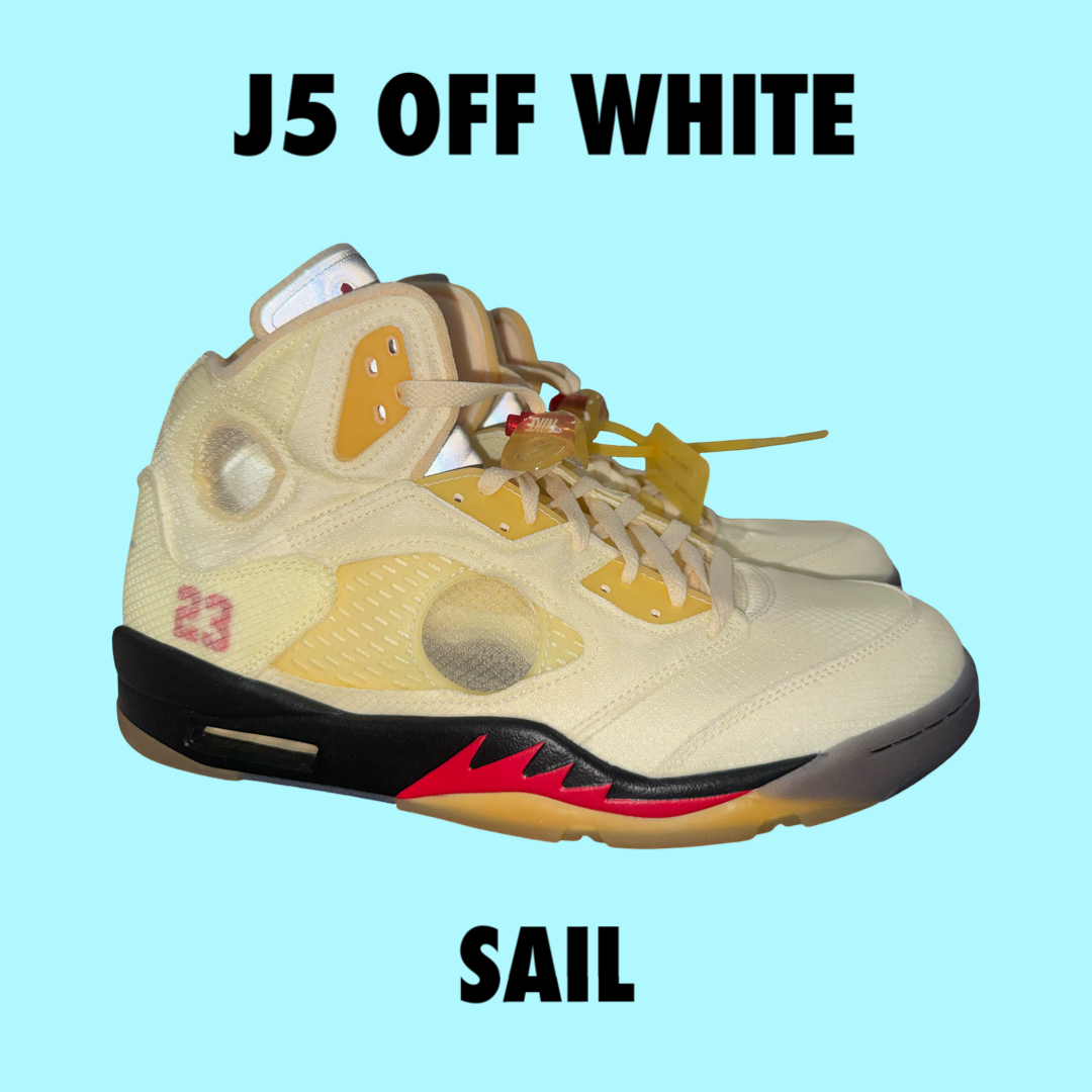 Jordan 5 OFF-WHITE Sail 2020