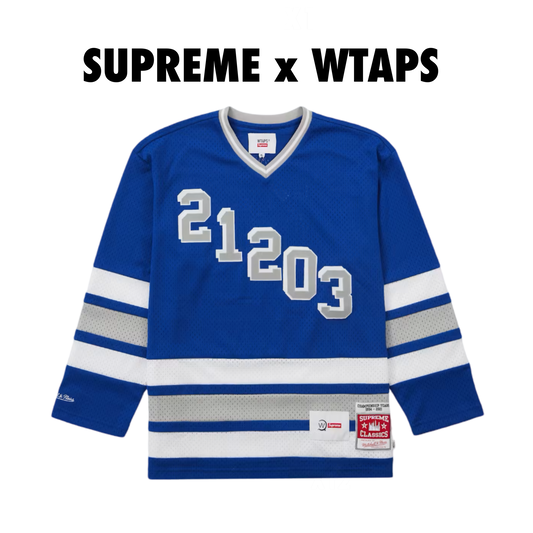 Supreme WTAPS Mitchell & Ness Hockey Jersey 2021