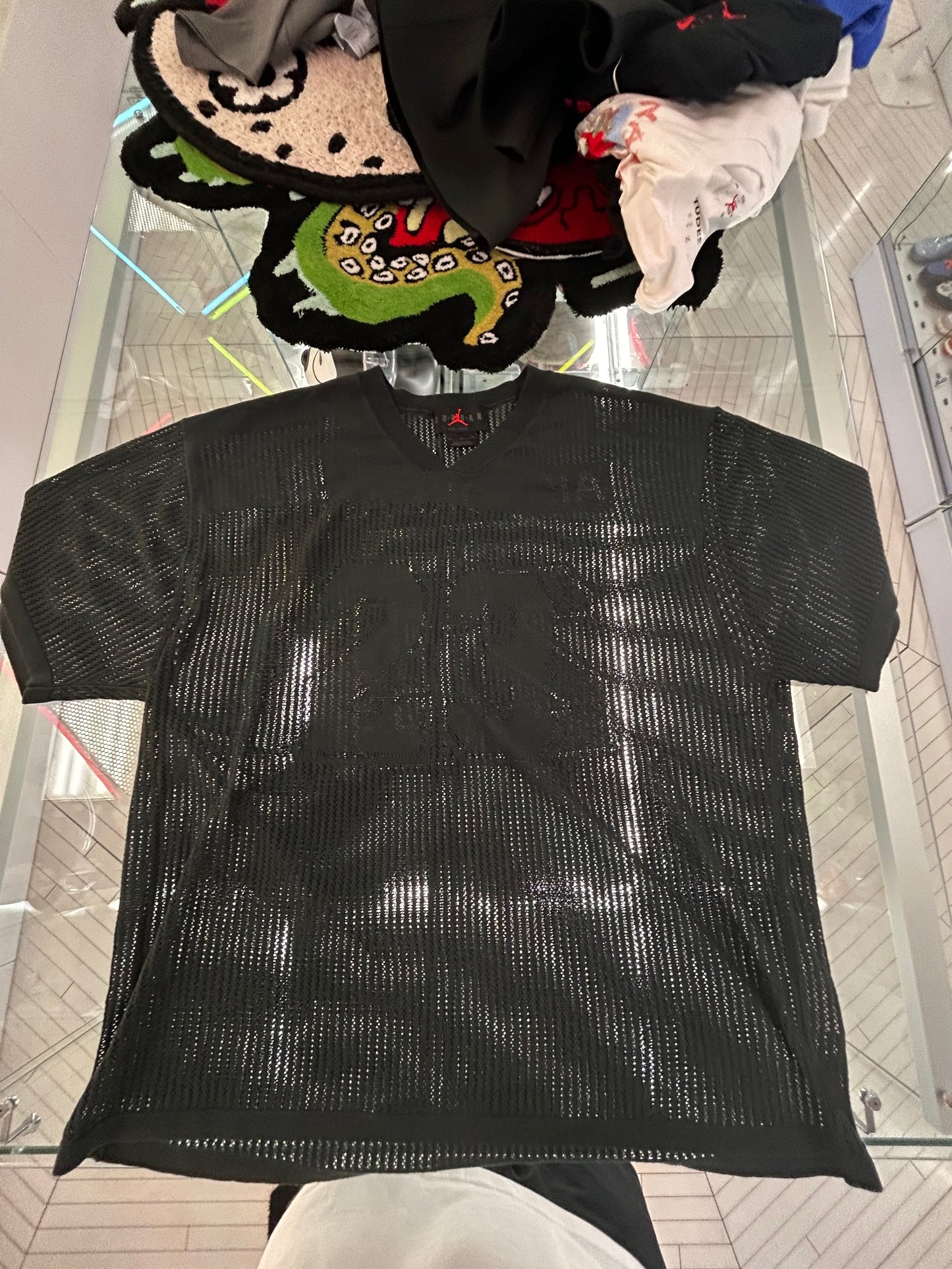 Jordan Sample 2025 Unreleased knit football jersey black