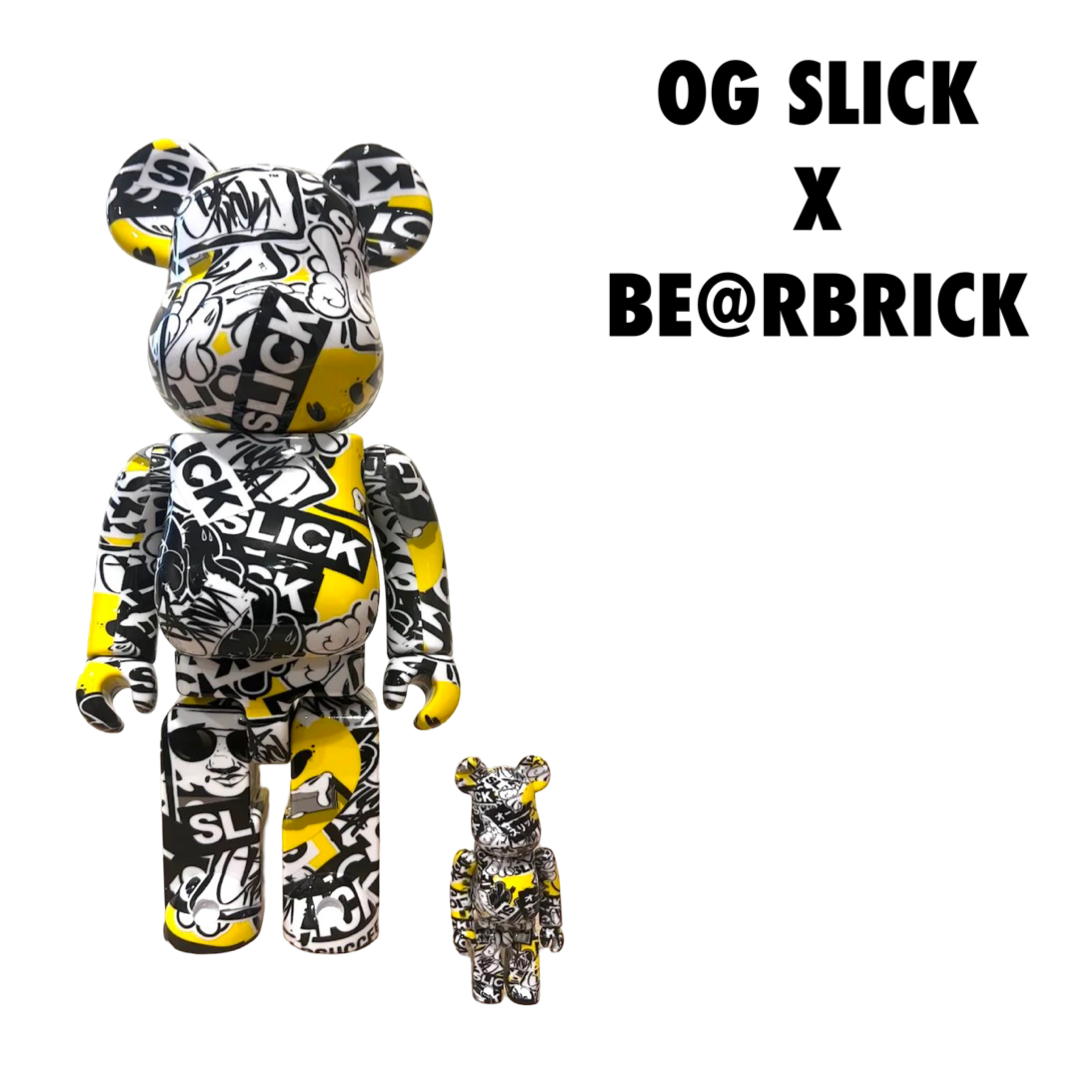 HAPPY OG SAN BEARBRICK SET BY OG SLICK (100% and 400%)