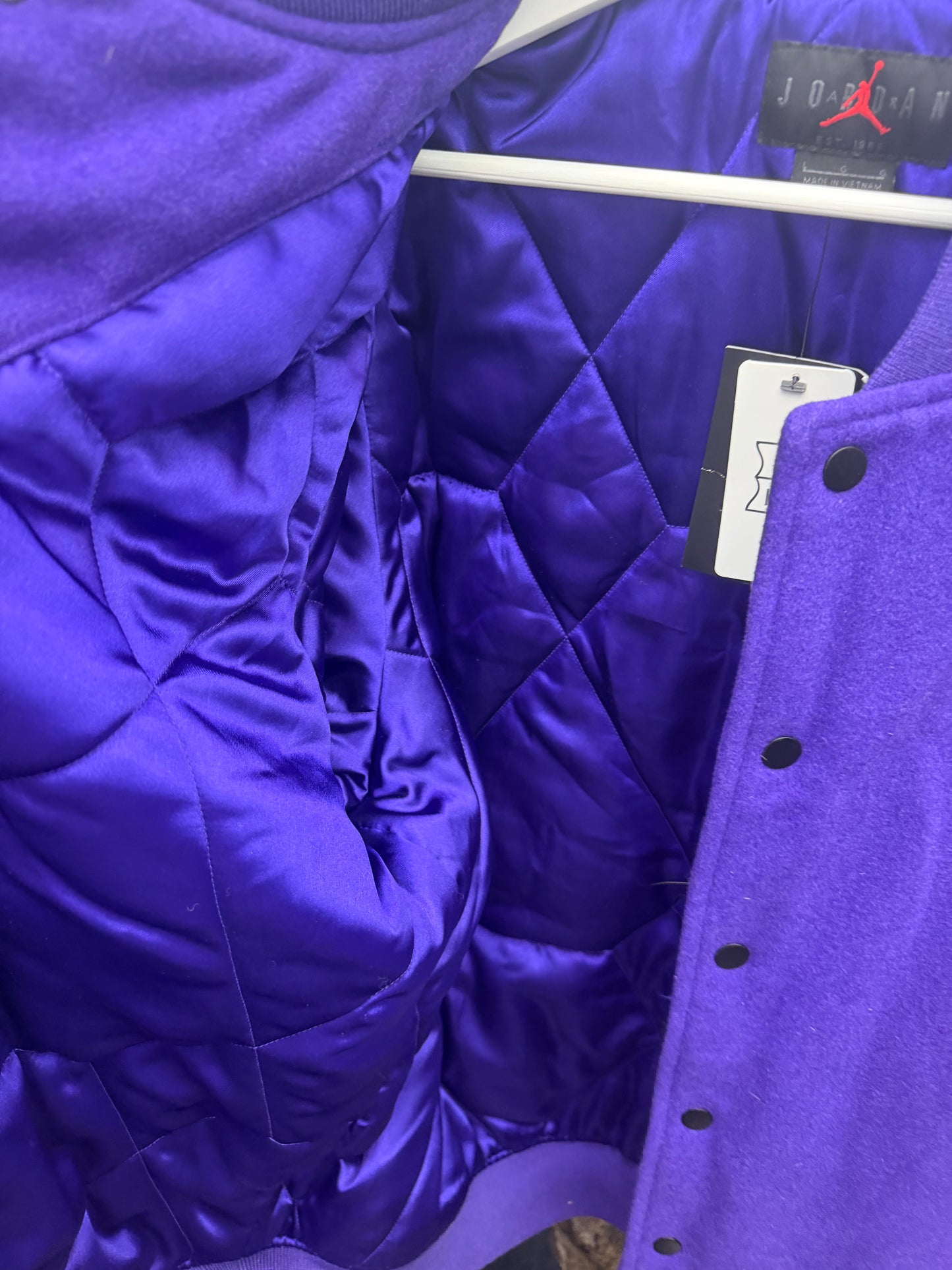 NIKE JORDAN DNA VARSITY Jacket  "LAKERS" unreleased !
