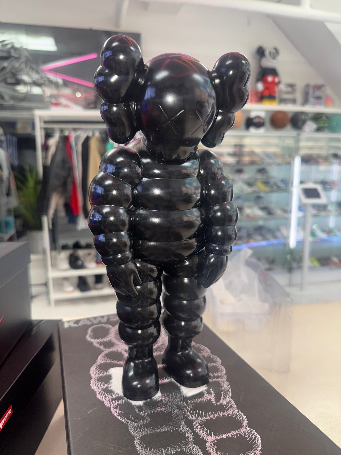 KAWS What Party Vinyl Figure Black