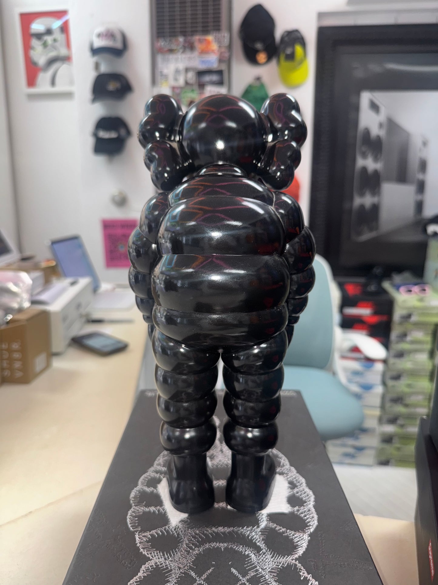 KAWS What Party Vinyl Figure Black