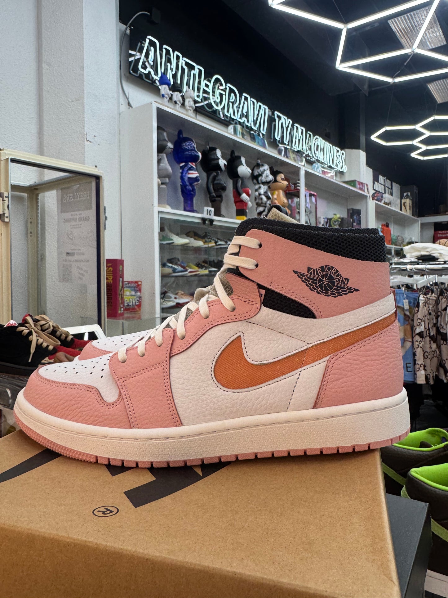 Jordan 1 High Zoom Air CMFT Pink Glaze Cactus Flower (Women's)