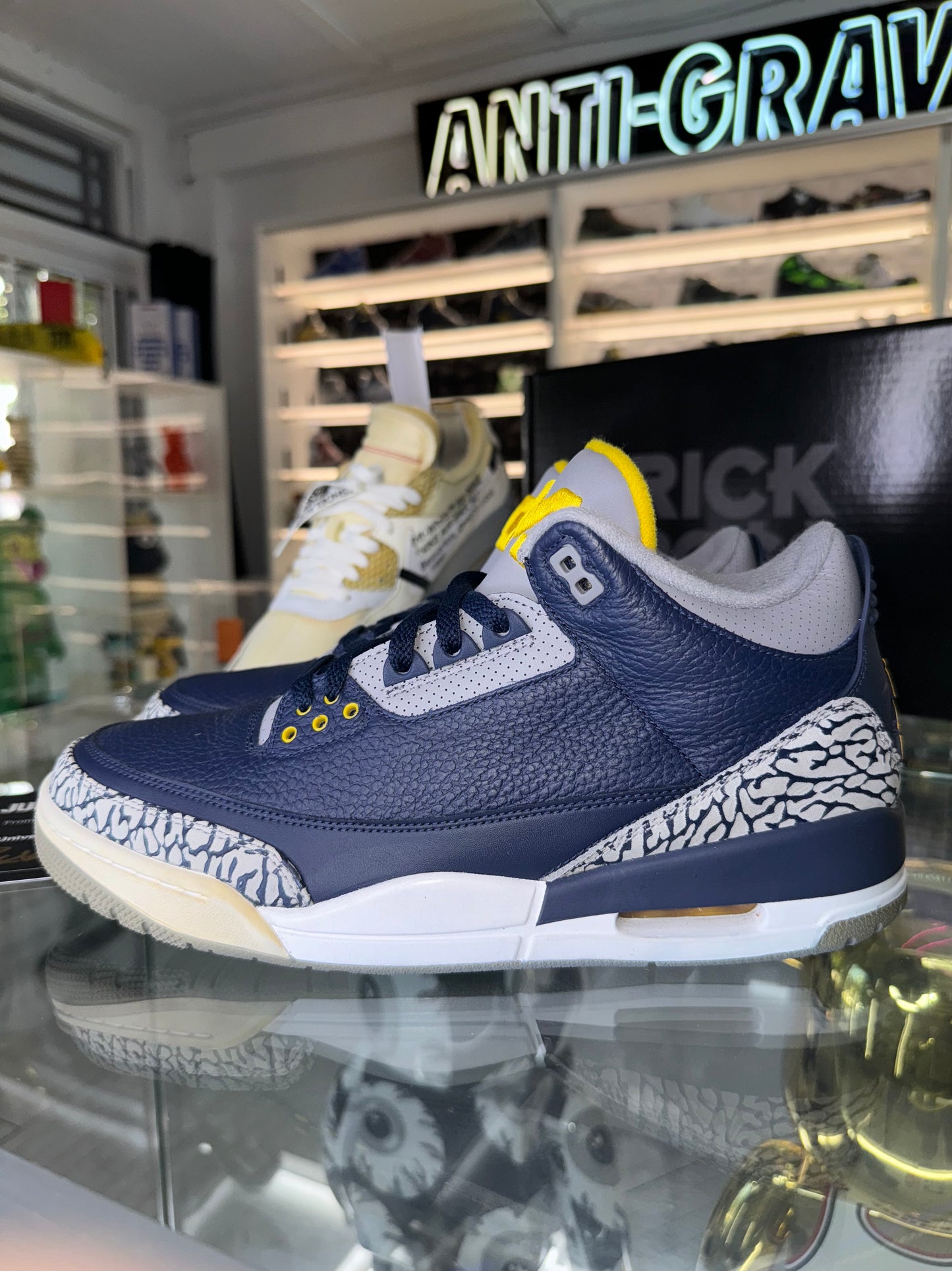 Jordan 3 PE Michigan Player Exclusive Rick Ross Owned And Worn size 11.5