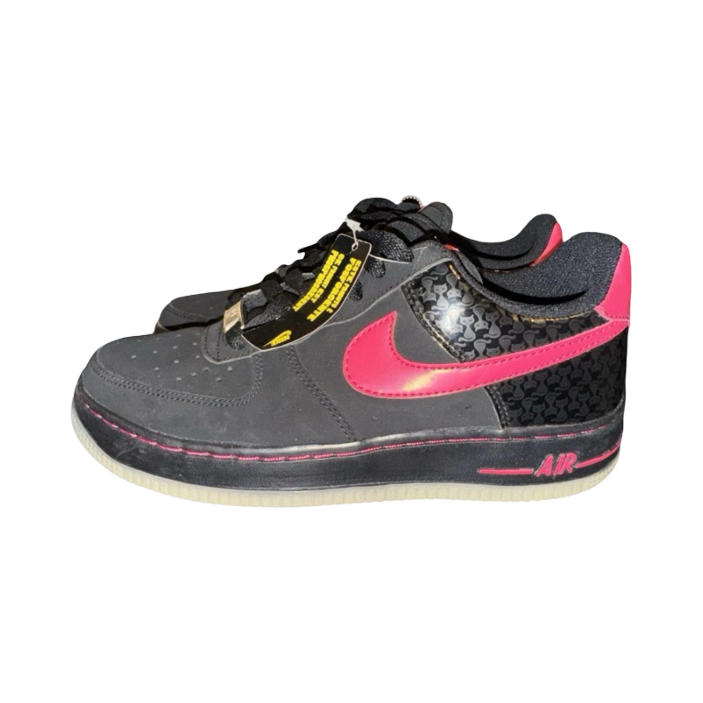 Nike Air Force 1 LE Berry and Black Cat pink Rare