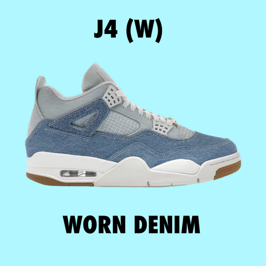 Jordan 4 Retro TEX Denim Worn Blue