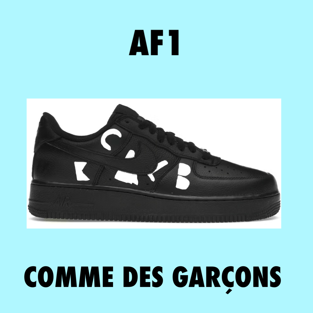 Nike Air Force 1 Low Retro SP BLACK Comme des Garçons Black