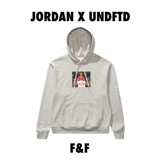 Jordan × Undefeated Weights Hoodie
Heather Grey