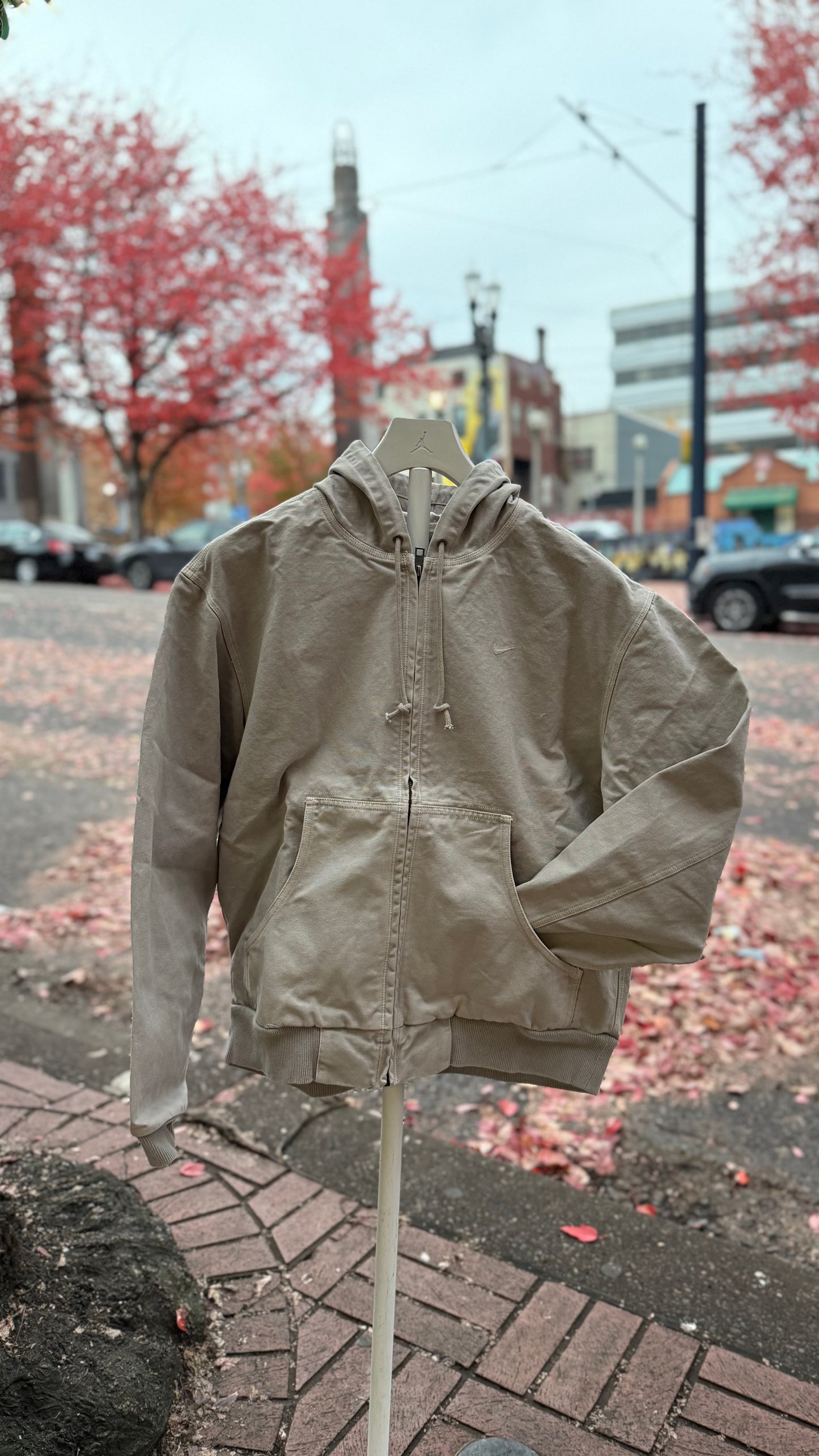 Nike Canvas Work Jacket Unlined Zip Orewood