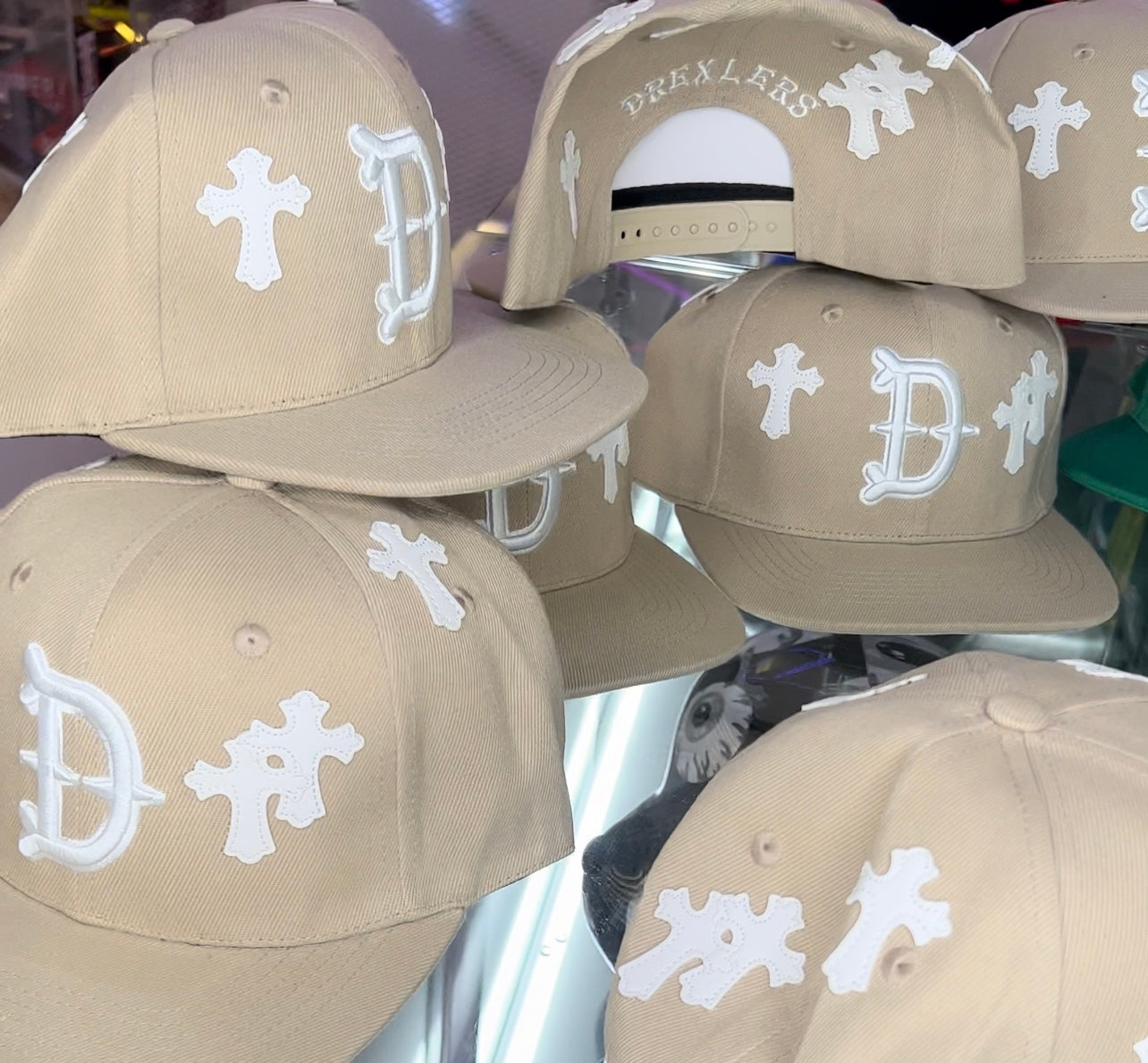 Drexlers dROp#7- Crossed Hat TAN